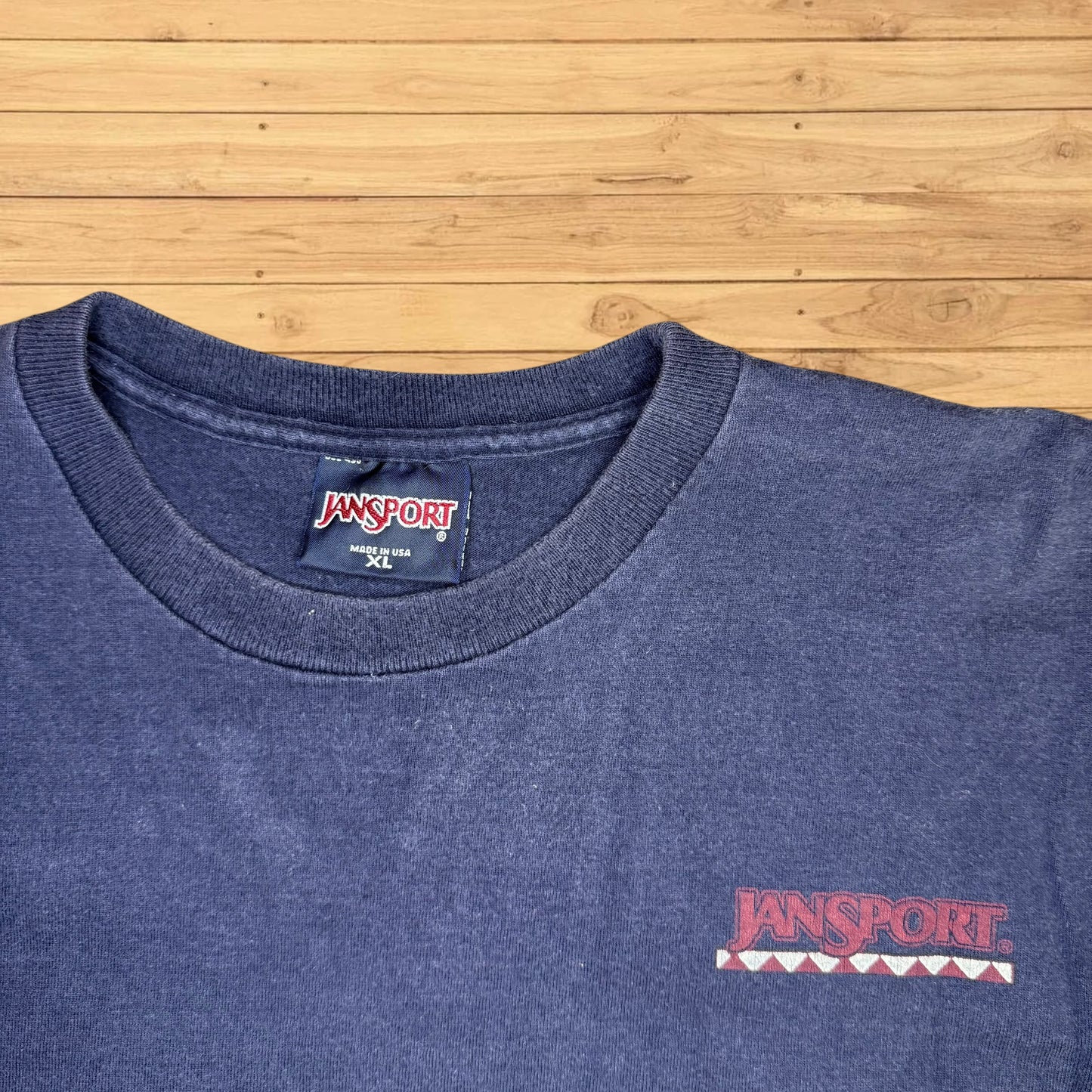 vintage jansport backpacking long sleeve shirt (xl)