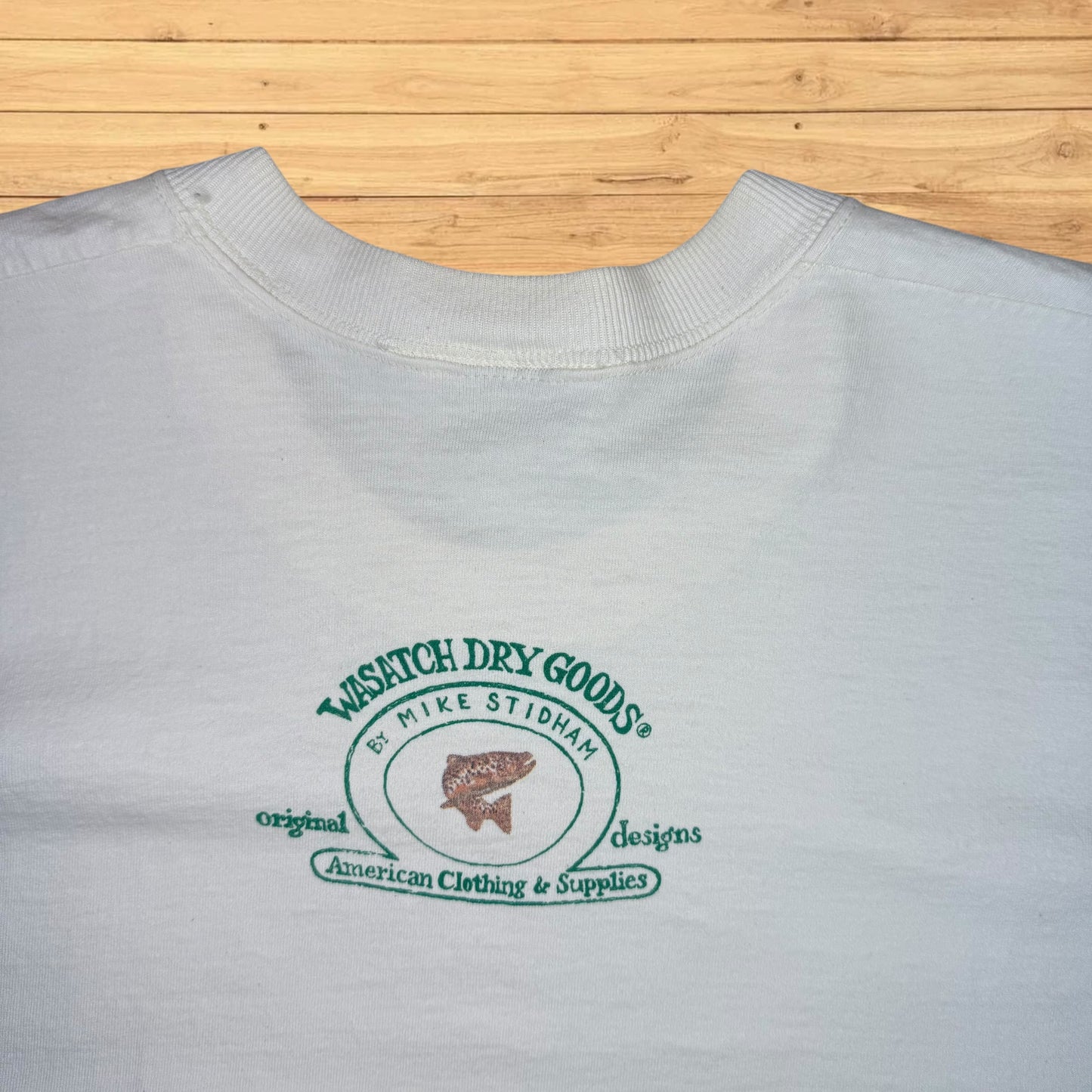vintage trout t shirt (xxl)