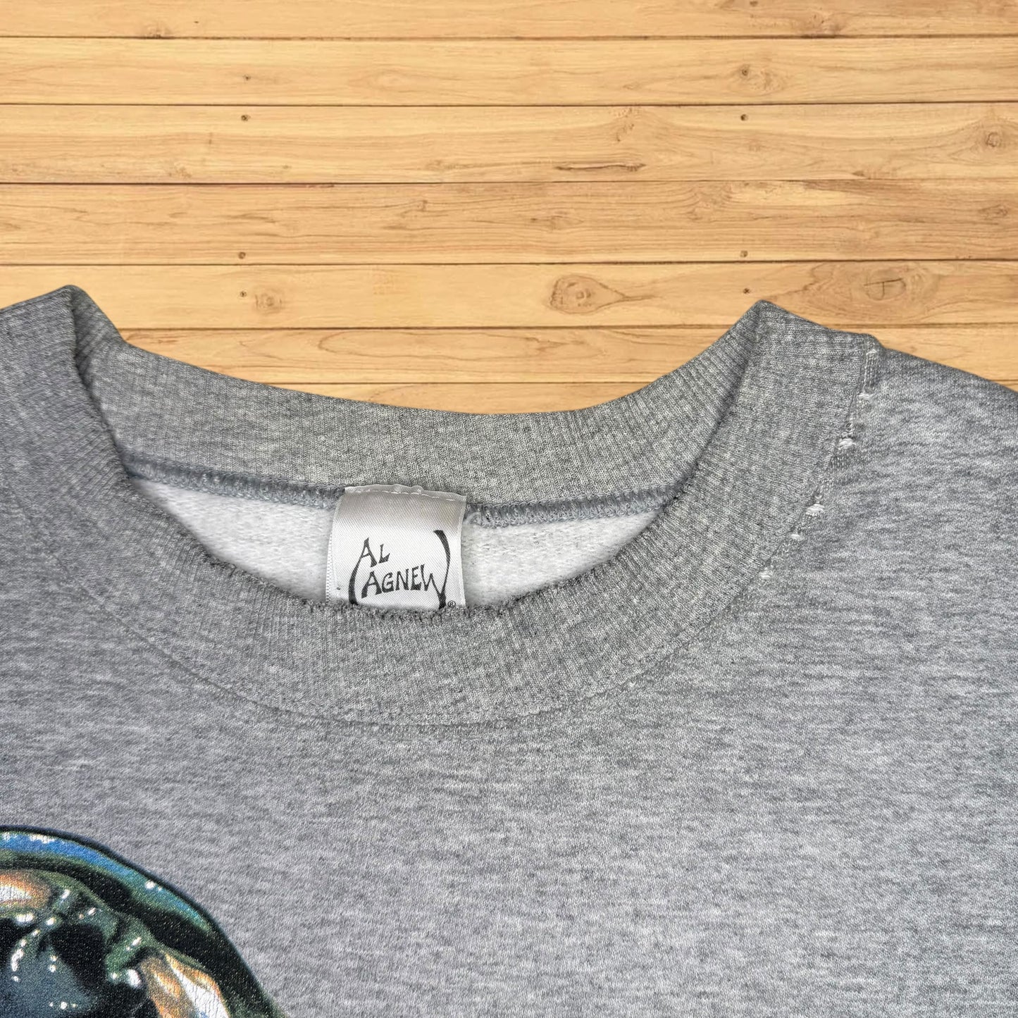vintage bass al agnew crewneck fishing