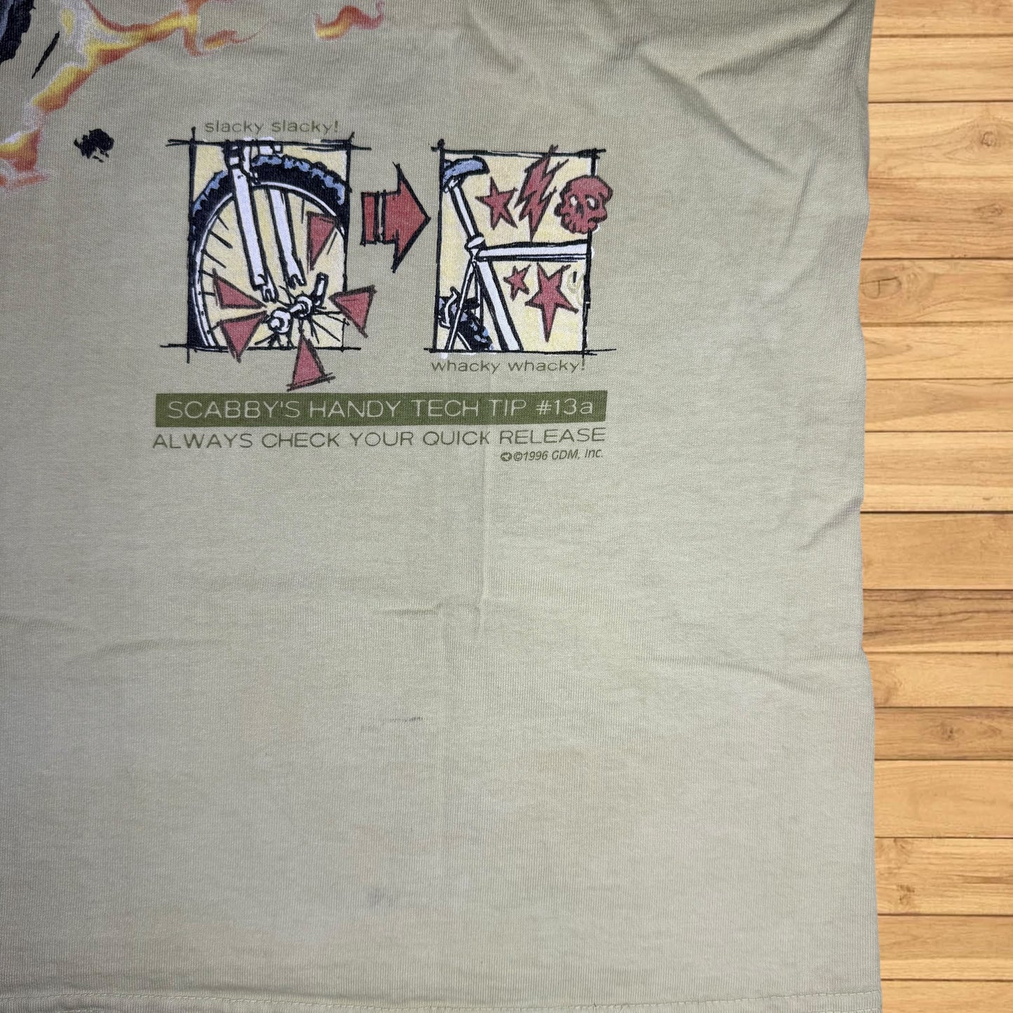 vintage greatful dead biking t shirt (L)