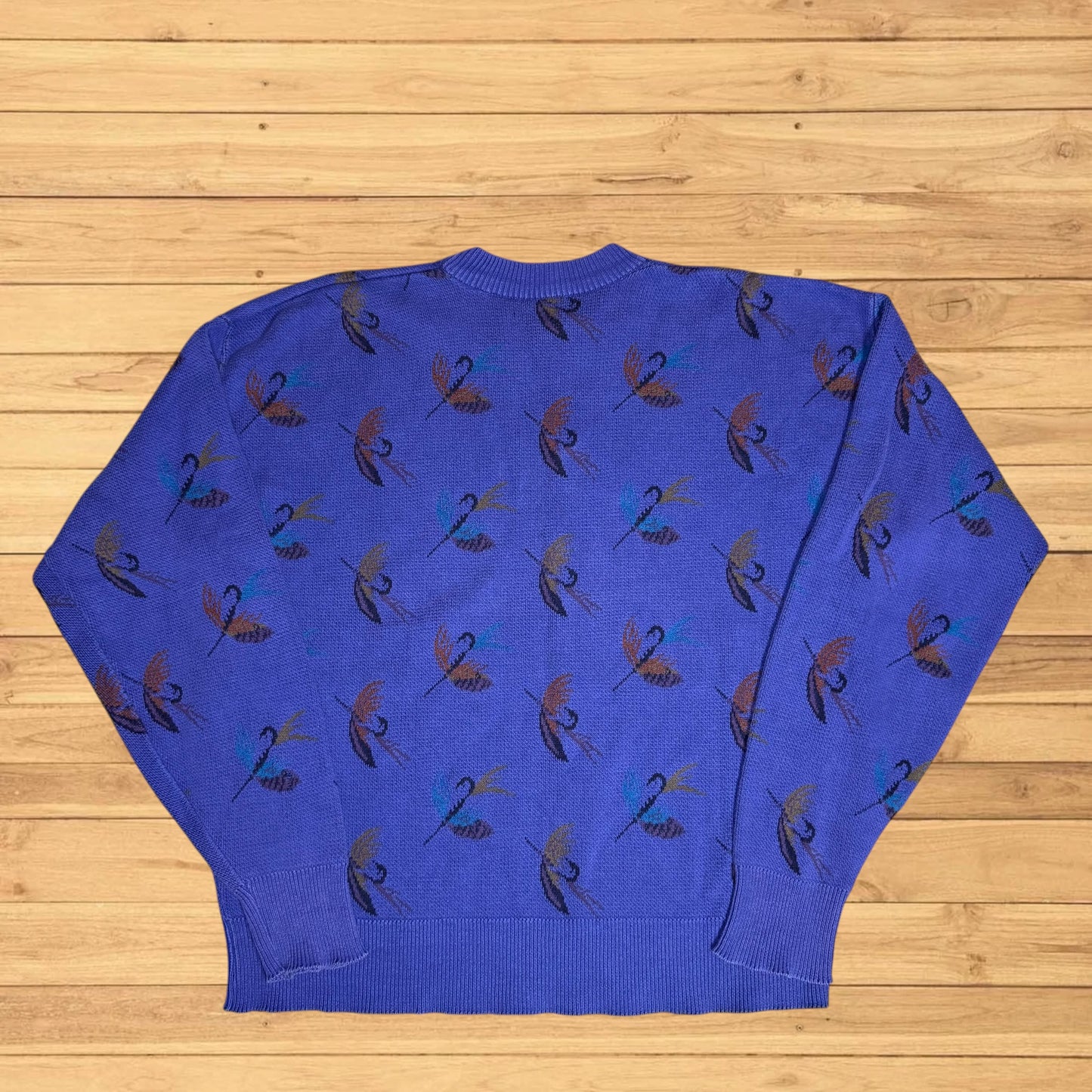 vintage fly fishing sweater