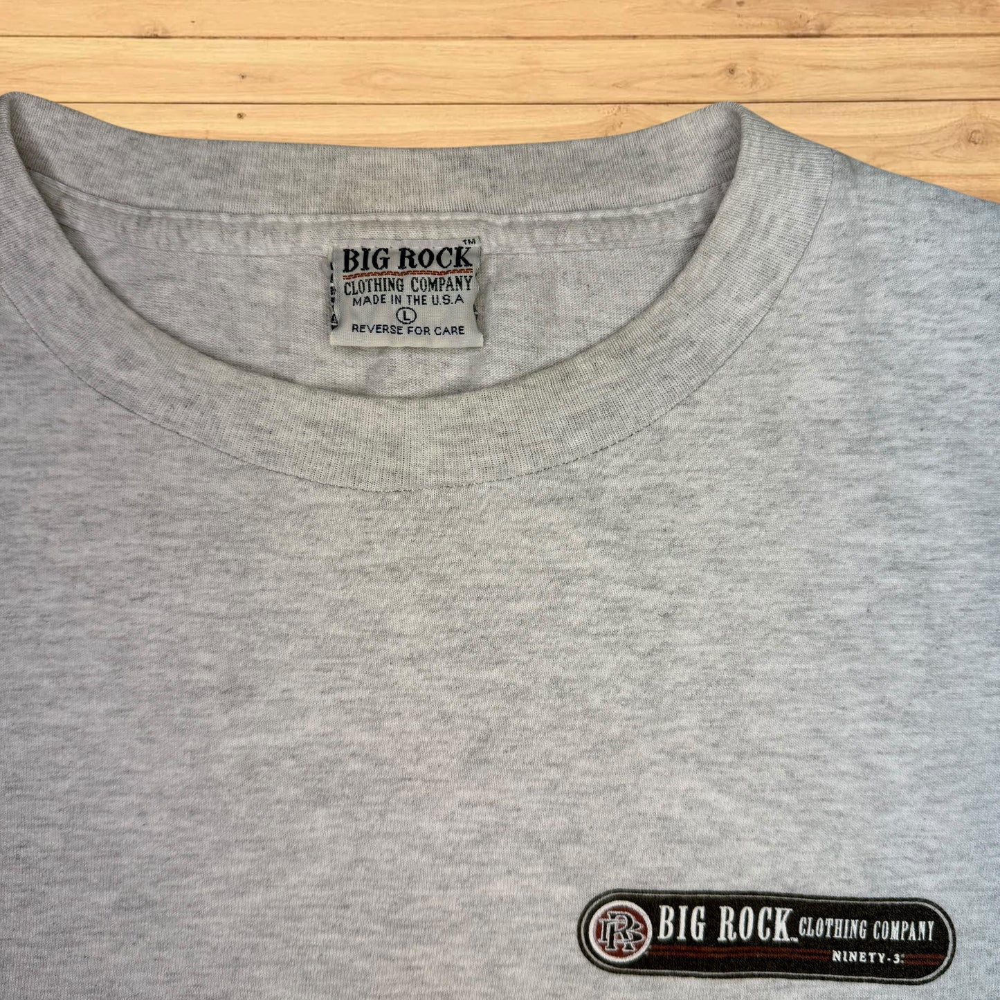 vintage big rock outfitters trout get stoned t shirt