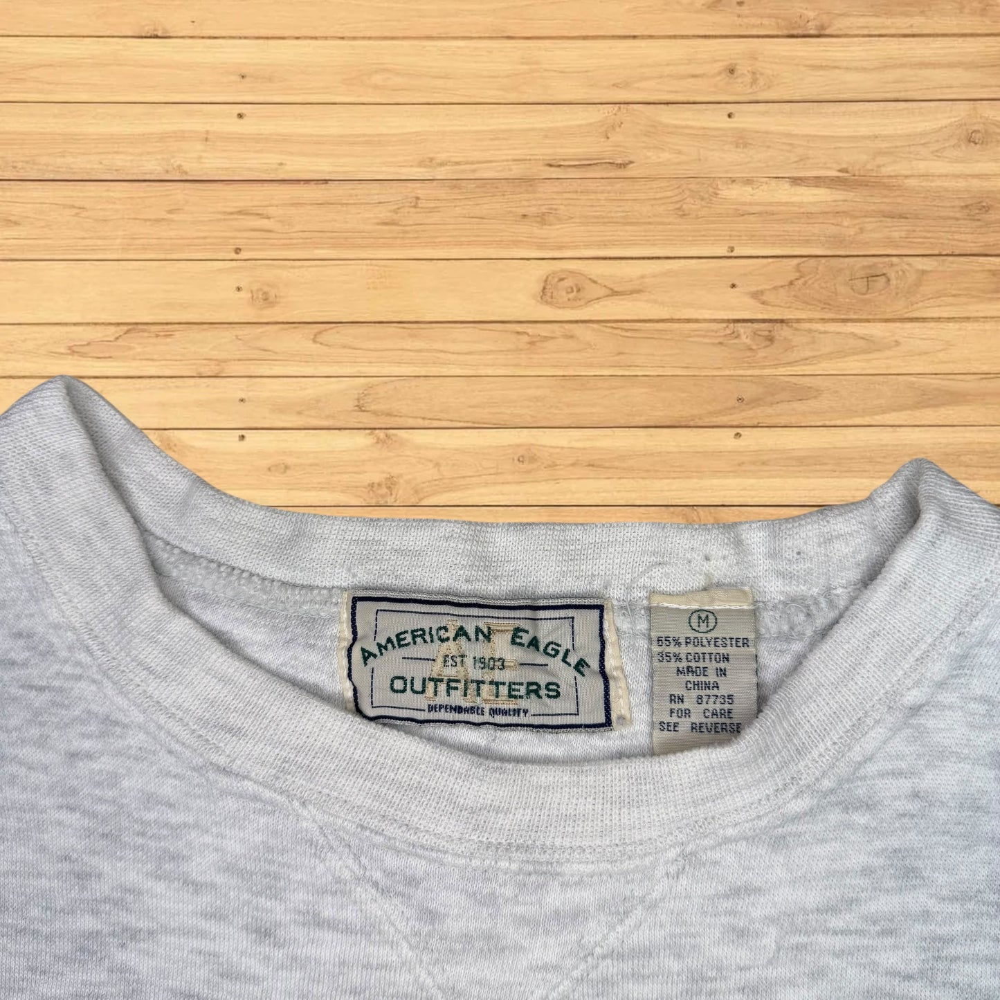 vintage american eagle fishing crewneck
