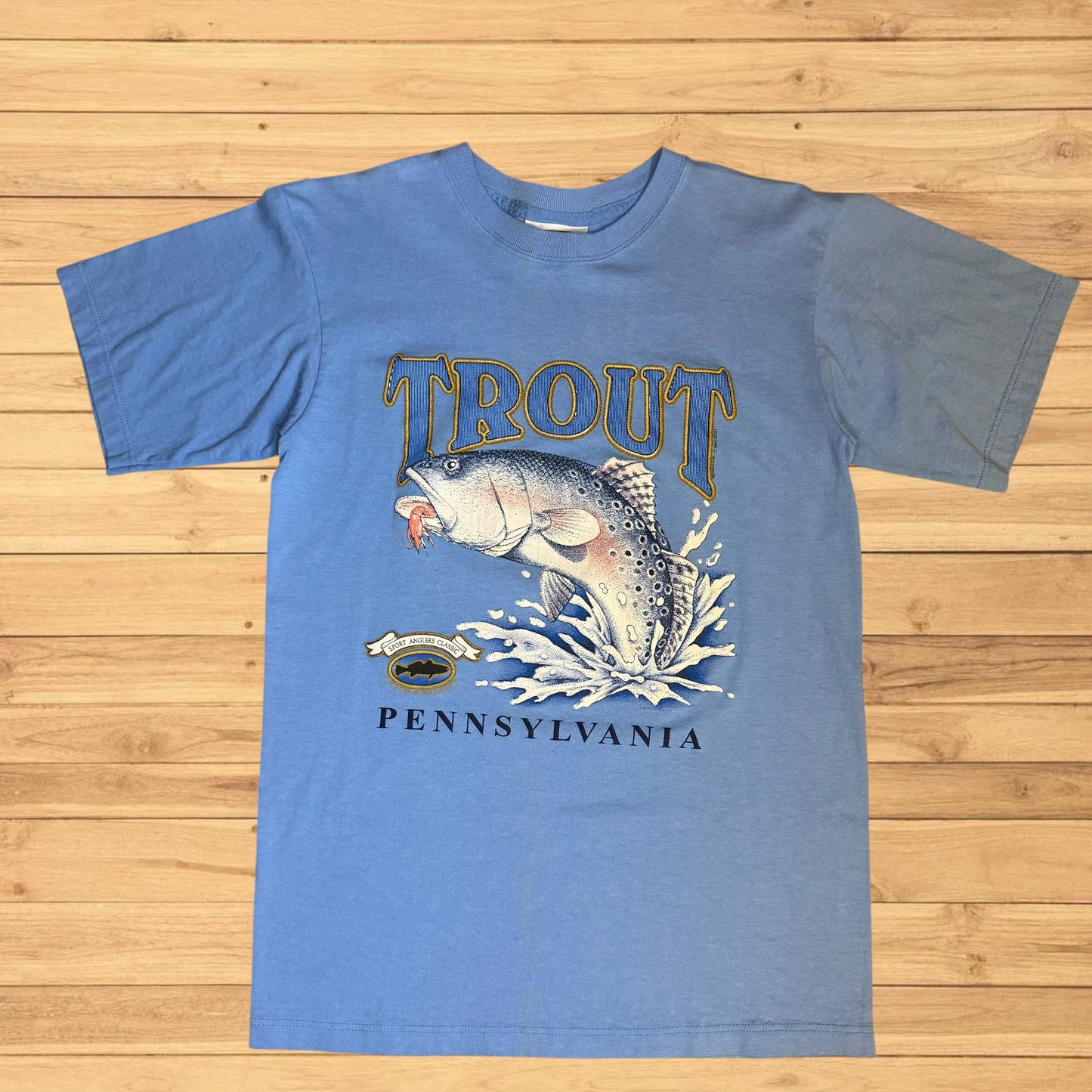 vintage pennsylvania trout t shirt