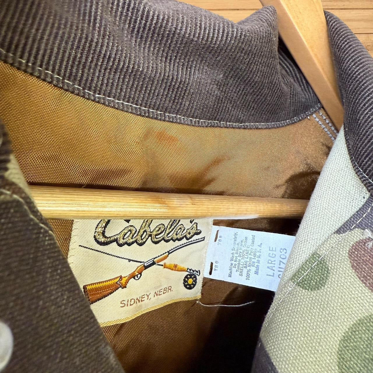 vintage duck camo cabelas waterfowl jacket