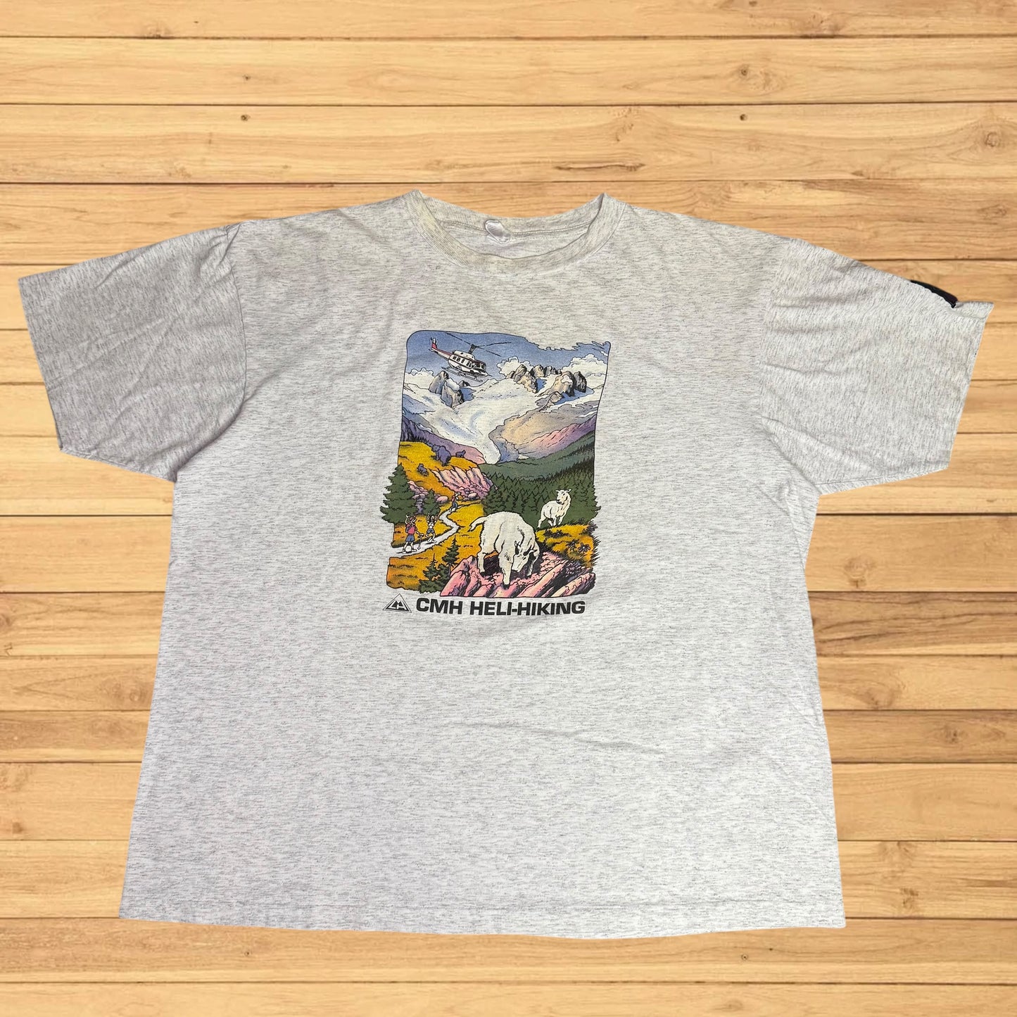 vintage heli hiking t shirt