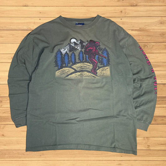 vintage jansport hiking t shirt (xl)