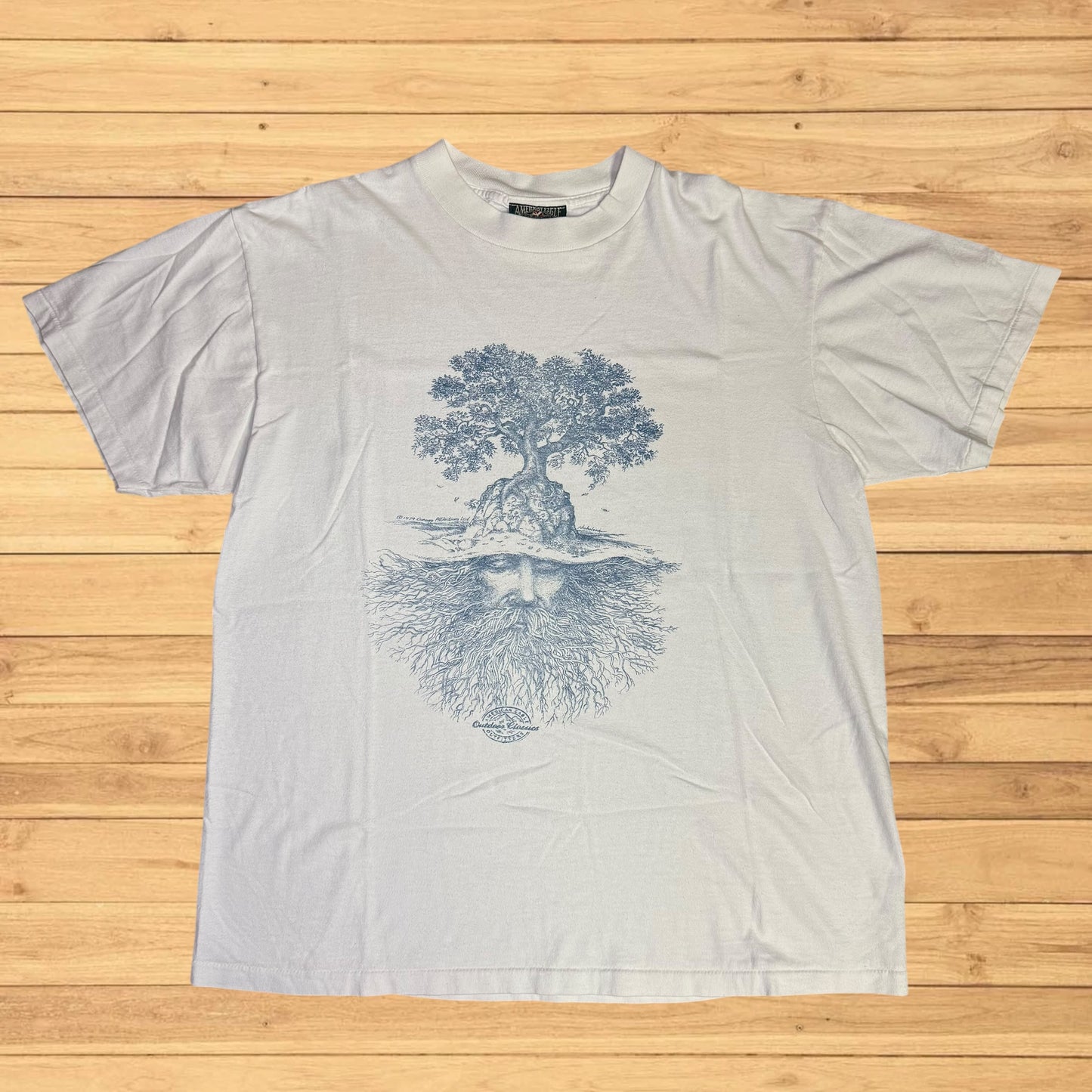 vintage american eagle nature t shirt (M/L)