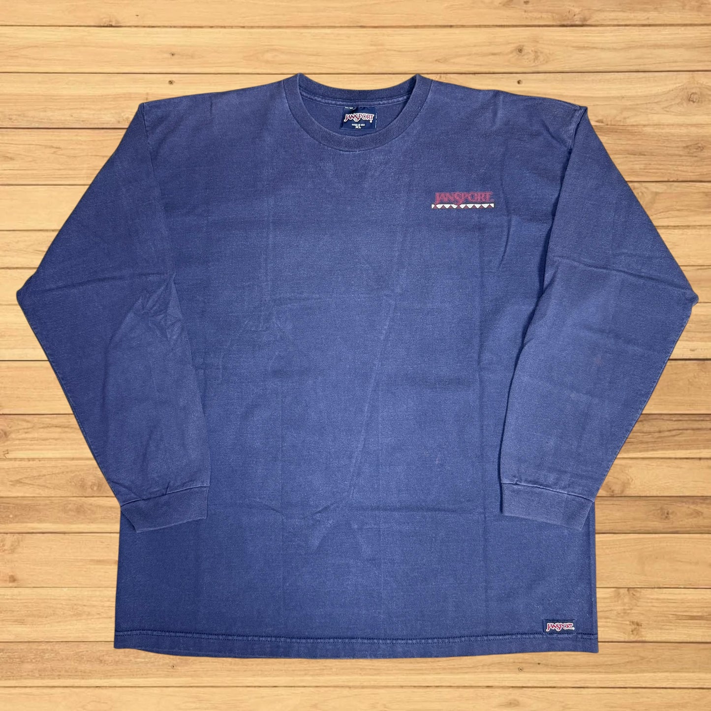 vintage jansport backpacking long sleeve shirt (xl)
