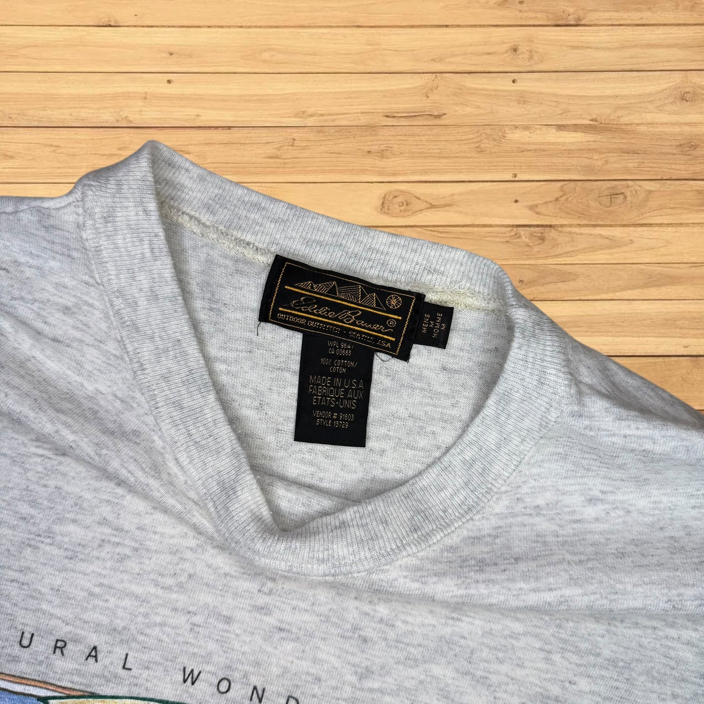 vintage eddie bauer mount rushmore t shirt (L)
