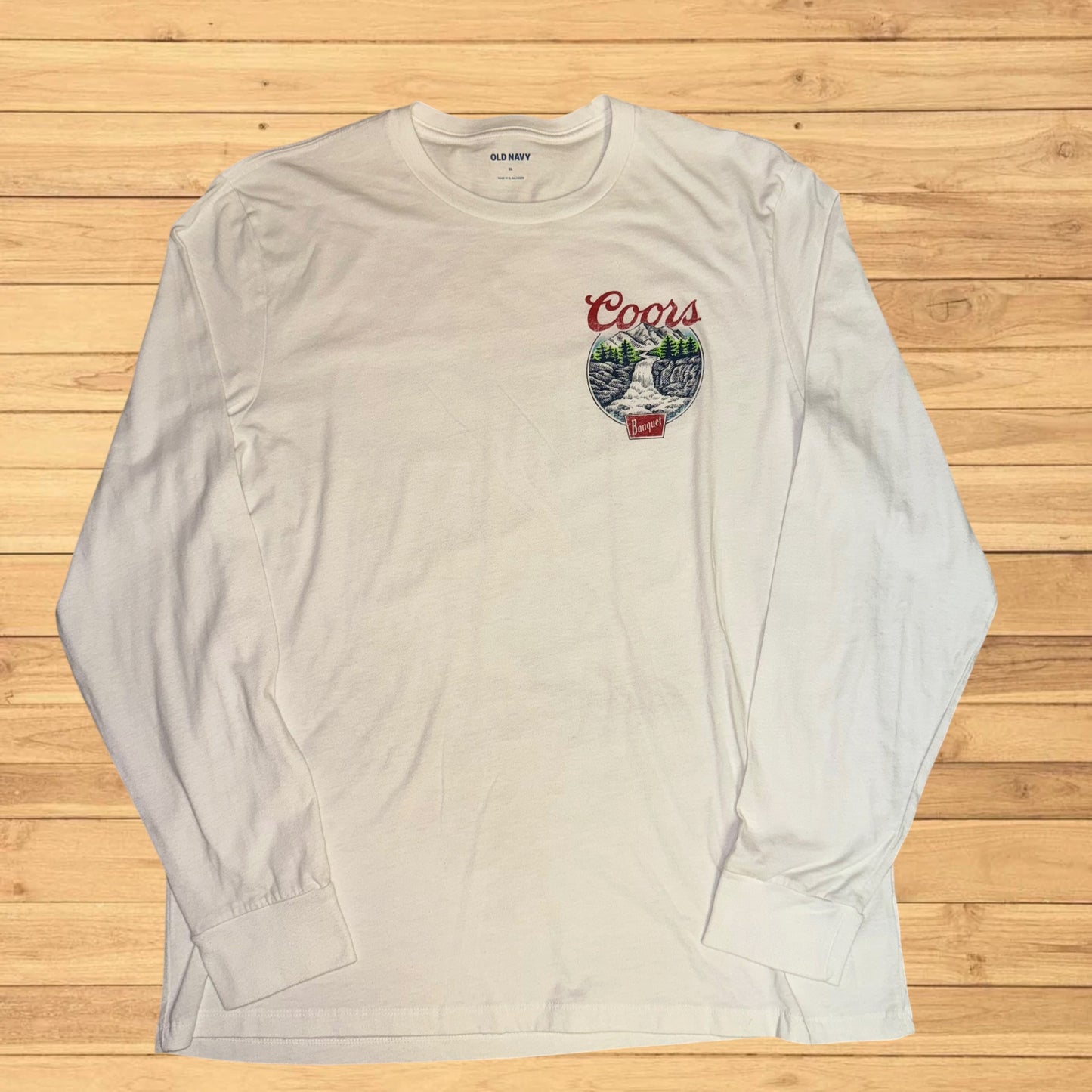 coors light longsleeve shirt beer (large)