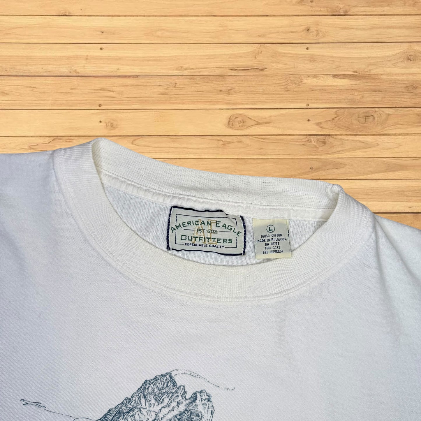 vintage american eagle nature t shirt (L)