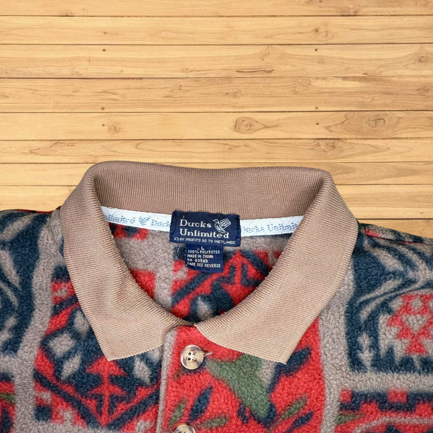 vintage ducks unlimited pull over crewneck