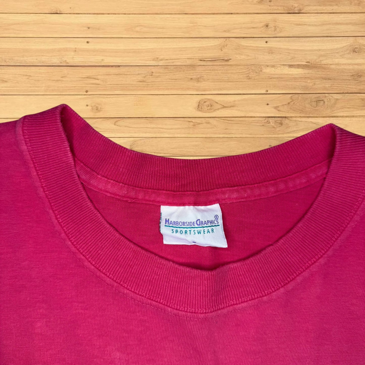 vintage ll bean t shirt landscape box logo (medium)