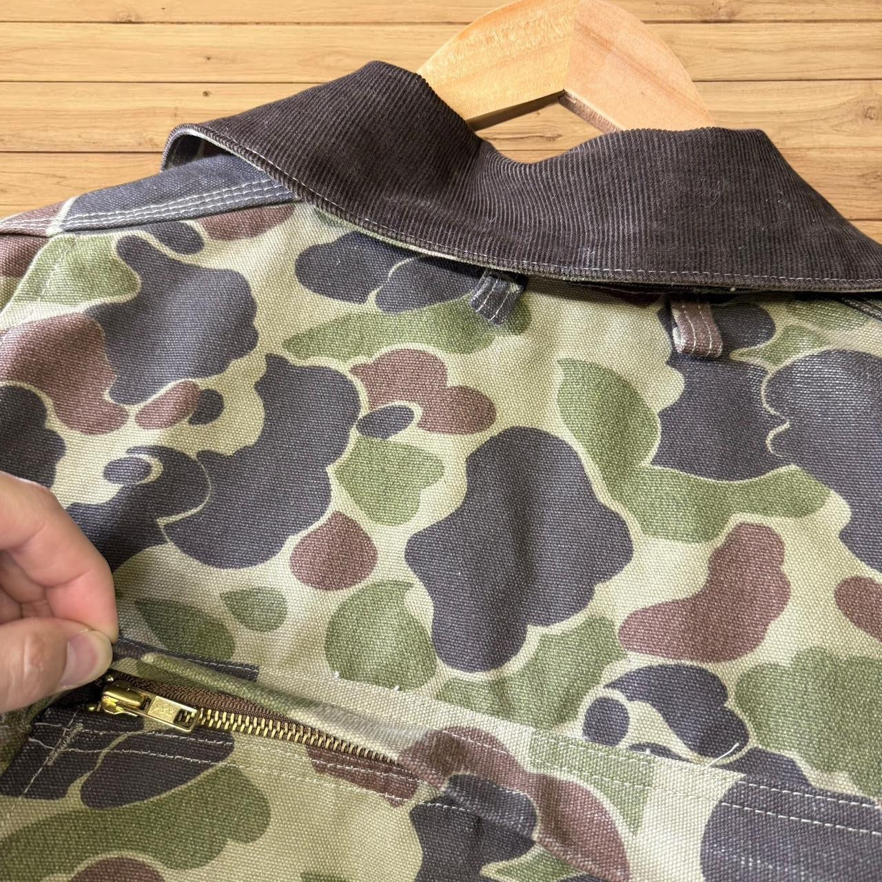 vintage duck camo cabelas waterfowl jacket