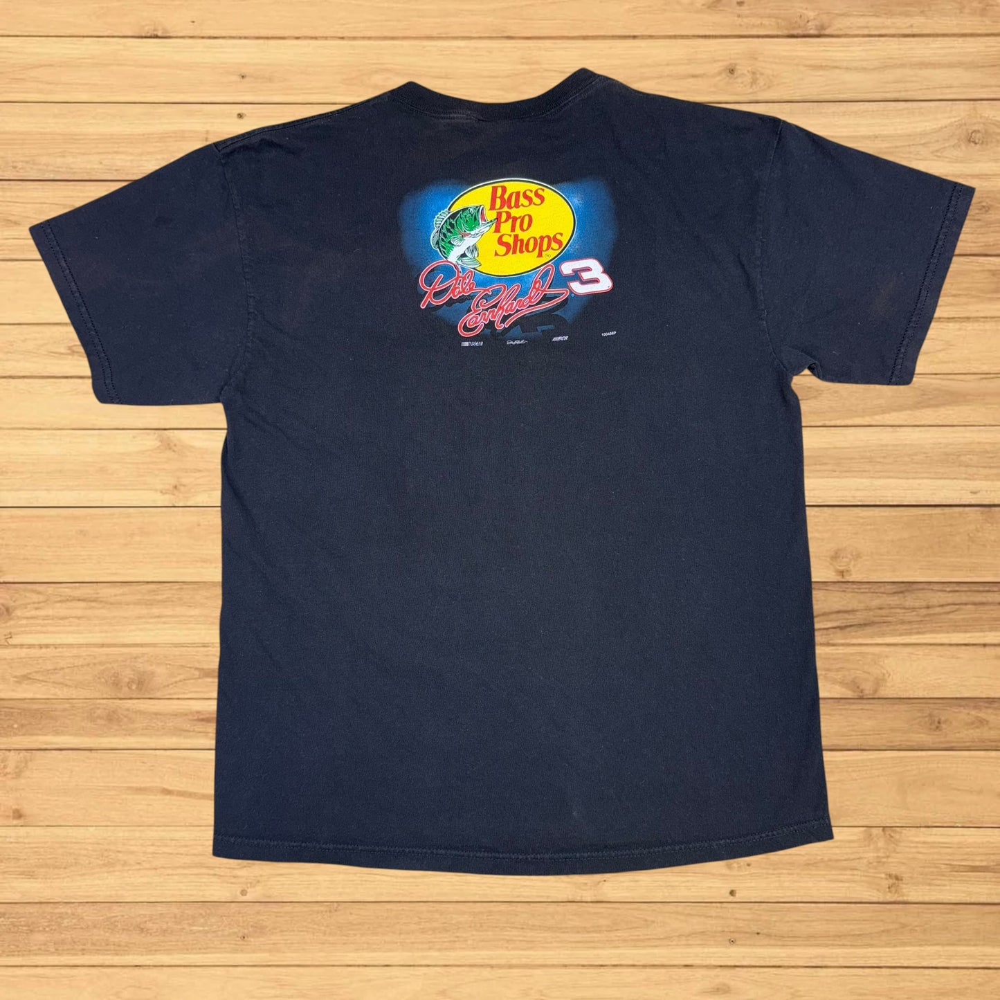 vintage bass pro shops dale earnhardt t shirt racing (L)