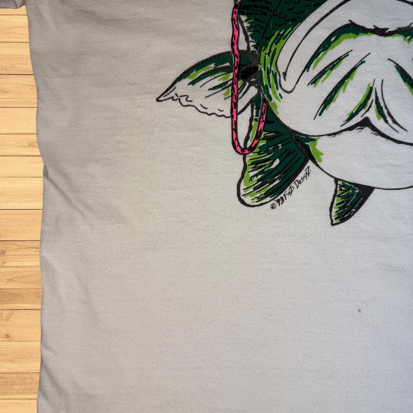 vintage bill dance bass t shirt (large)