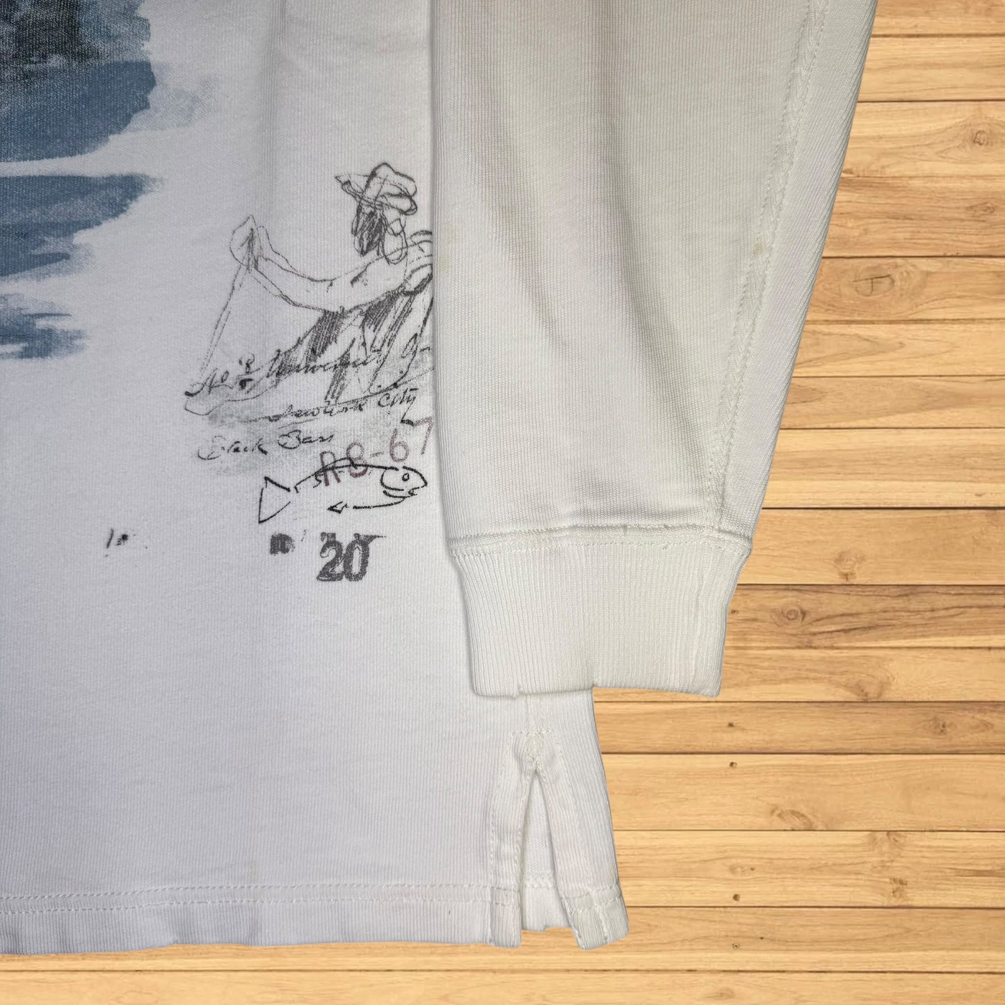 vintage ralph lauren button up long sleeve (large)