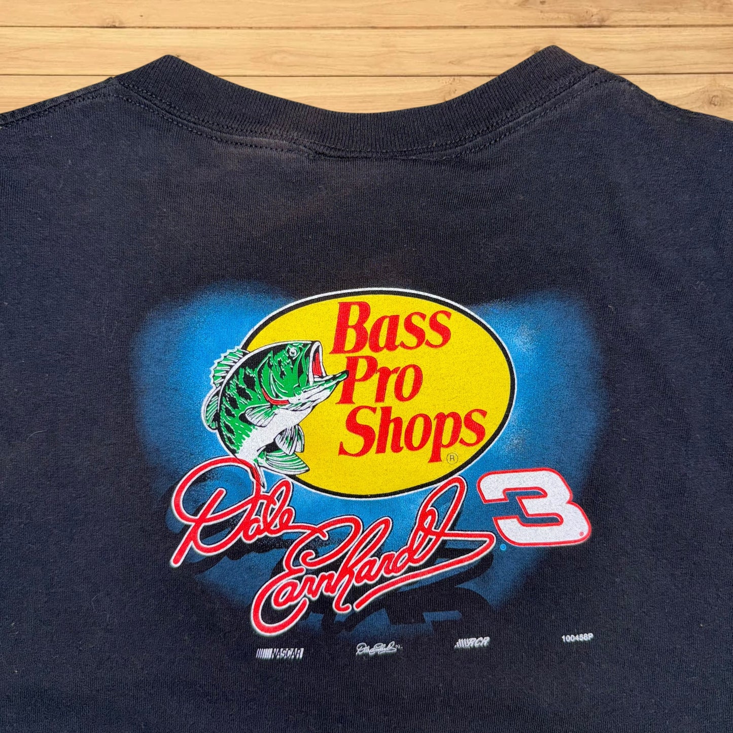 vintage bass pro shops dale earnhardt t shirt racing (L)