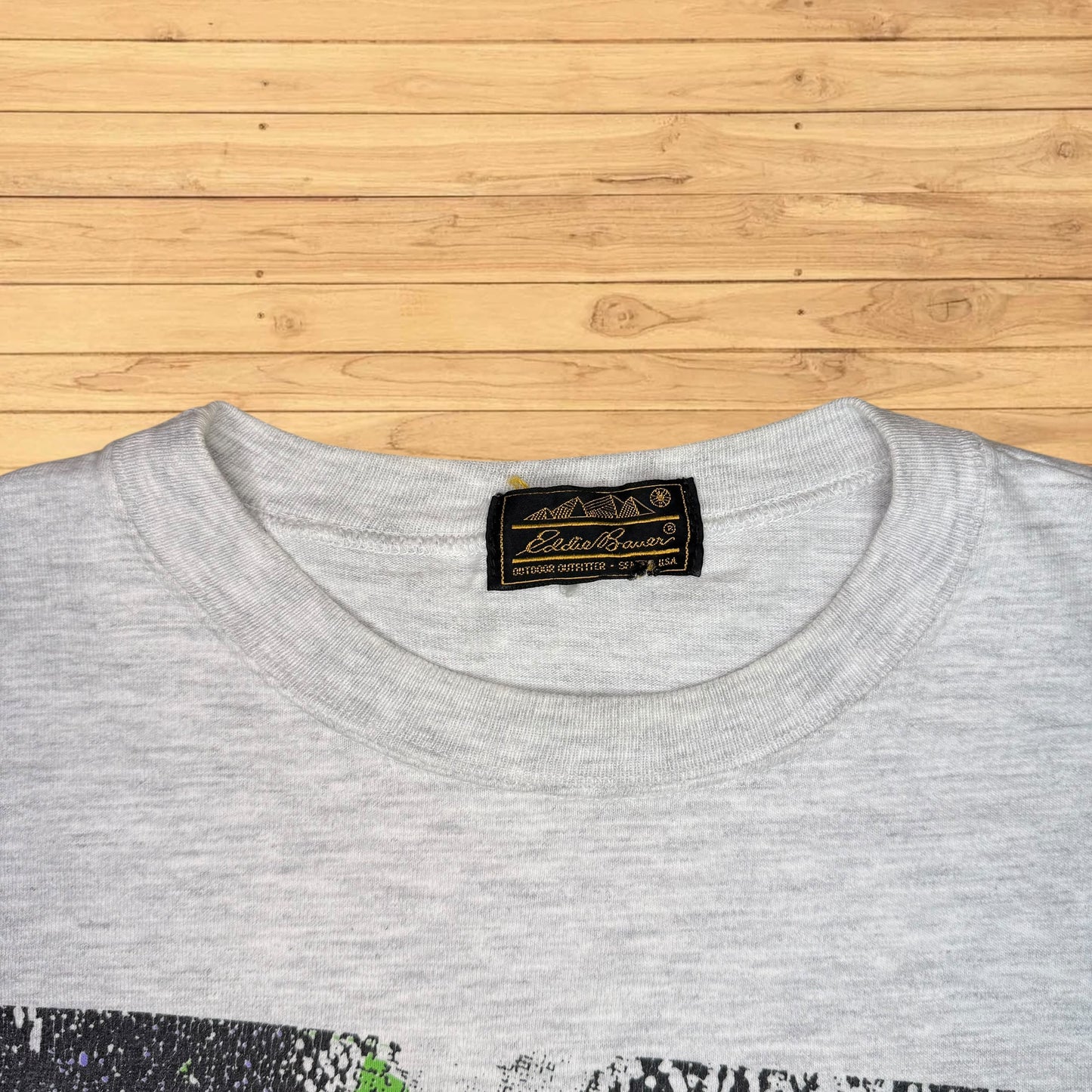 vintage eddie bauer kayak t shirt (large)