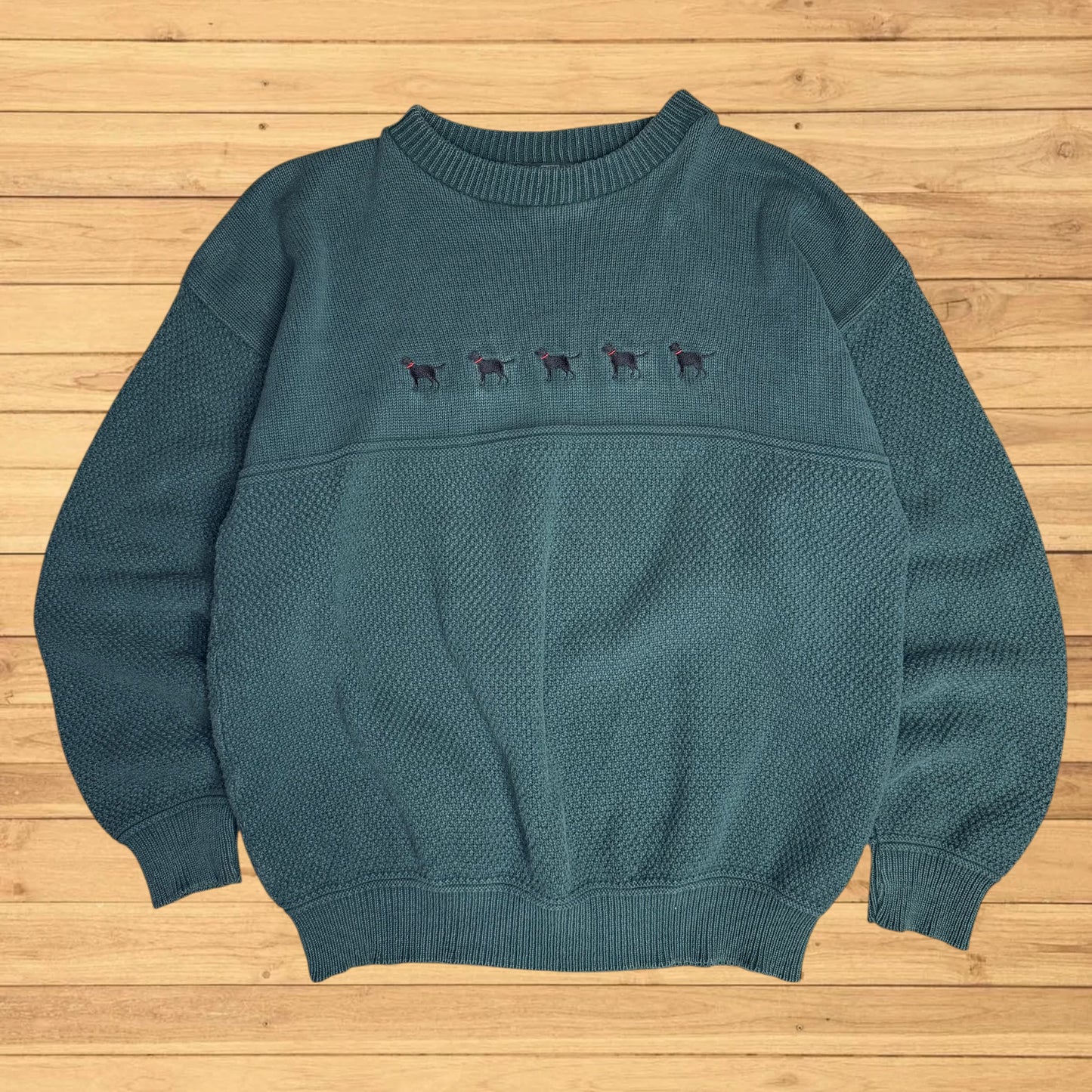vintage orvis black lab sweater crewneck (medium)