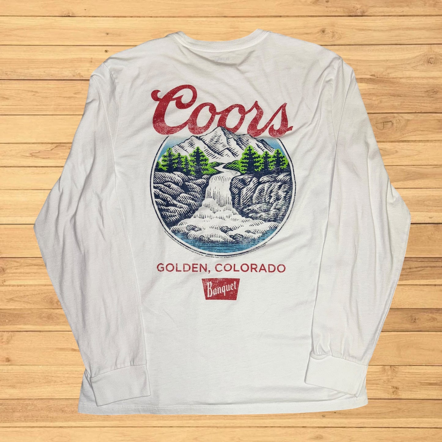 coors light longsleeve shirt beer (large)