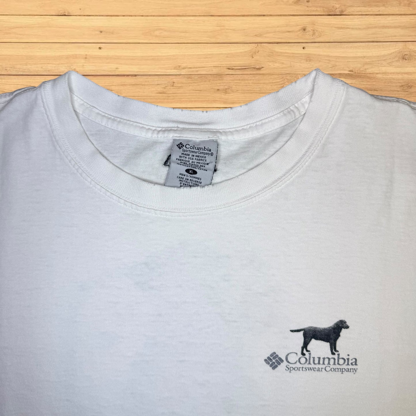 vintage columbia black lab t shirt