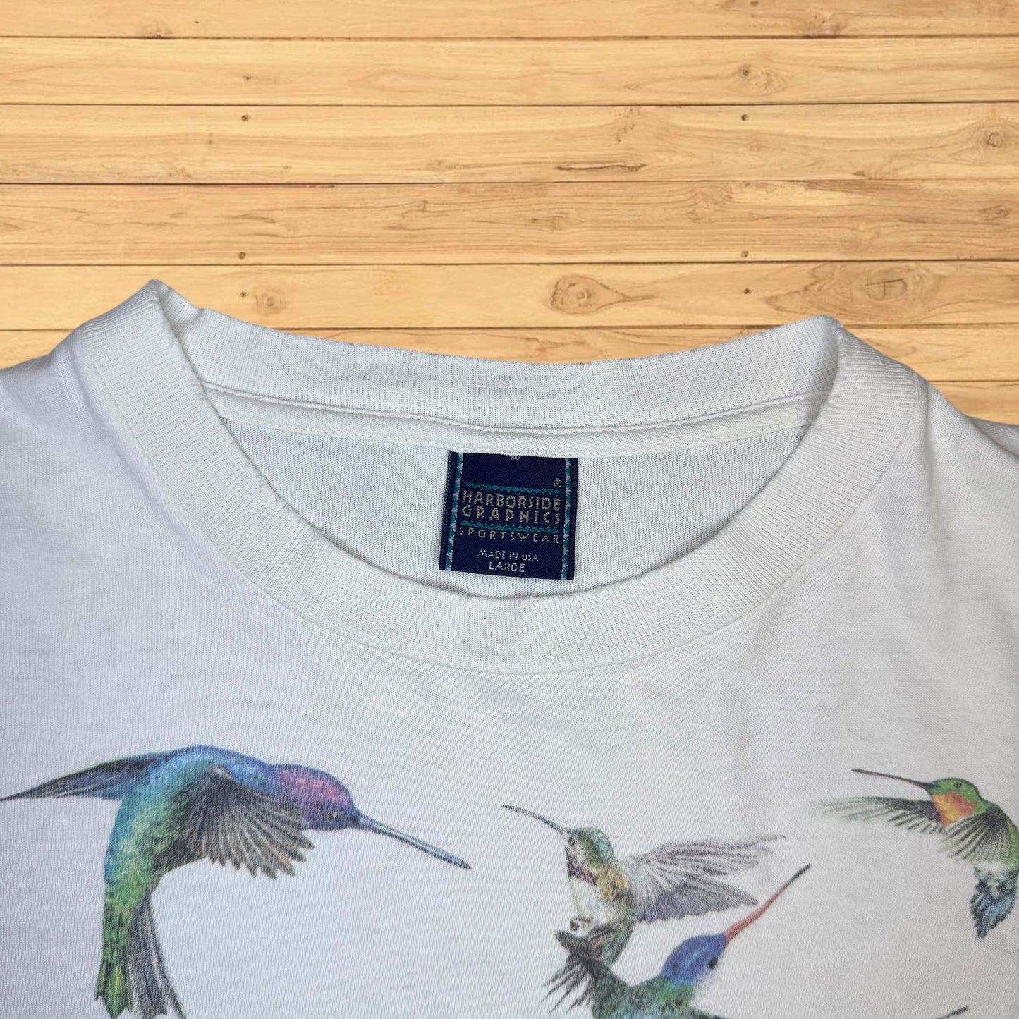 vintage humming bird t shirt (M/L)