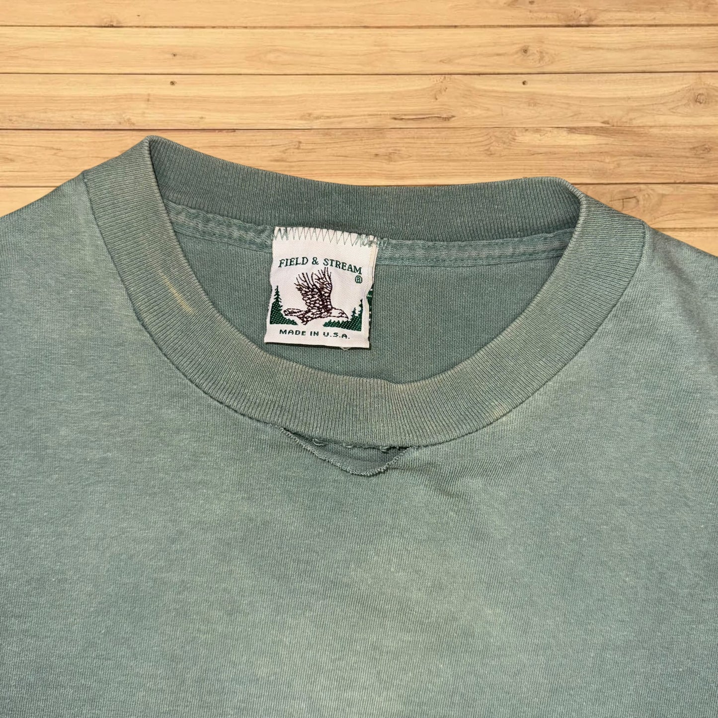 vintage field and stream mallard duck t shirt thrashed