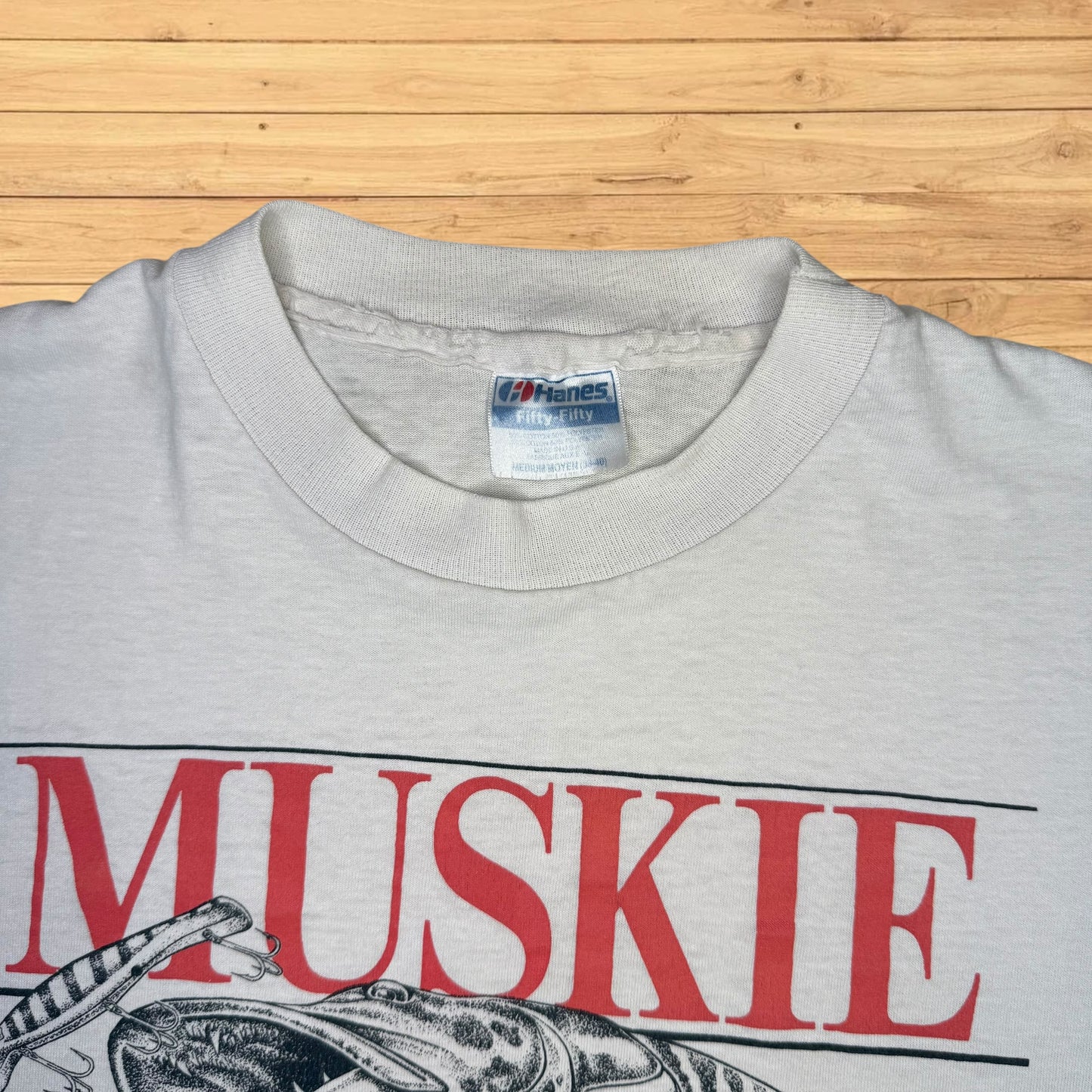 vintage muskie t shirt (small)