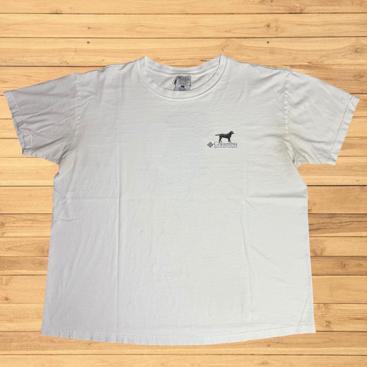 vintage columbia black lab t shirt