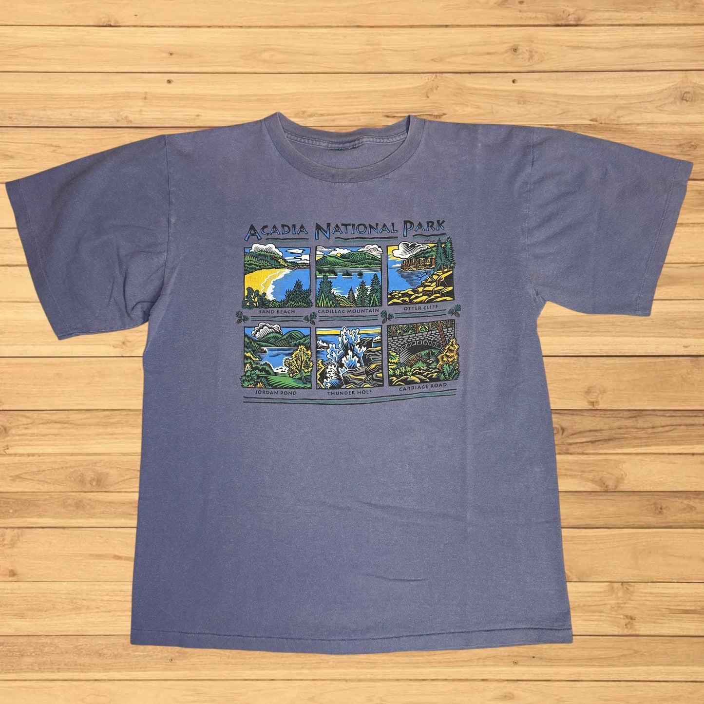 vintage acadia national park t shirt (m)