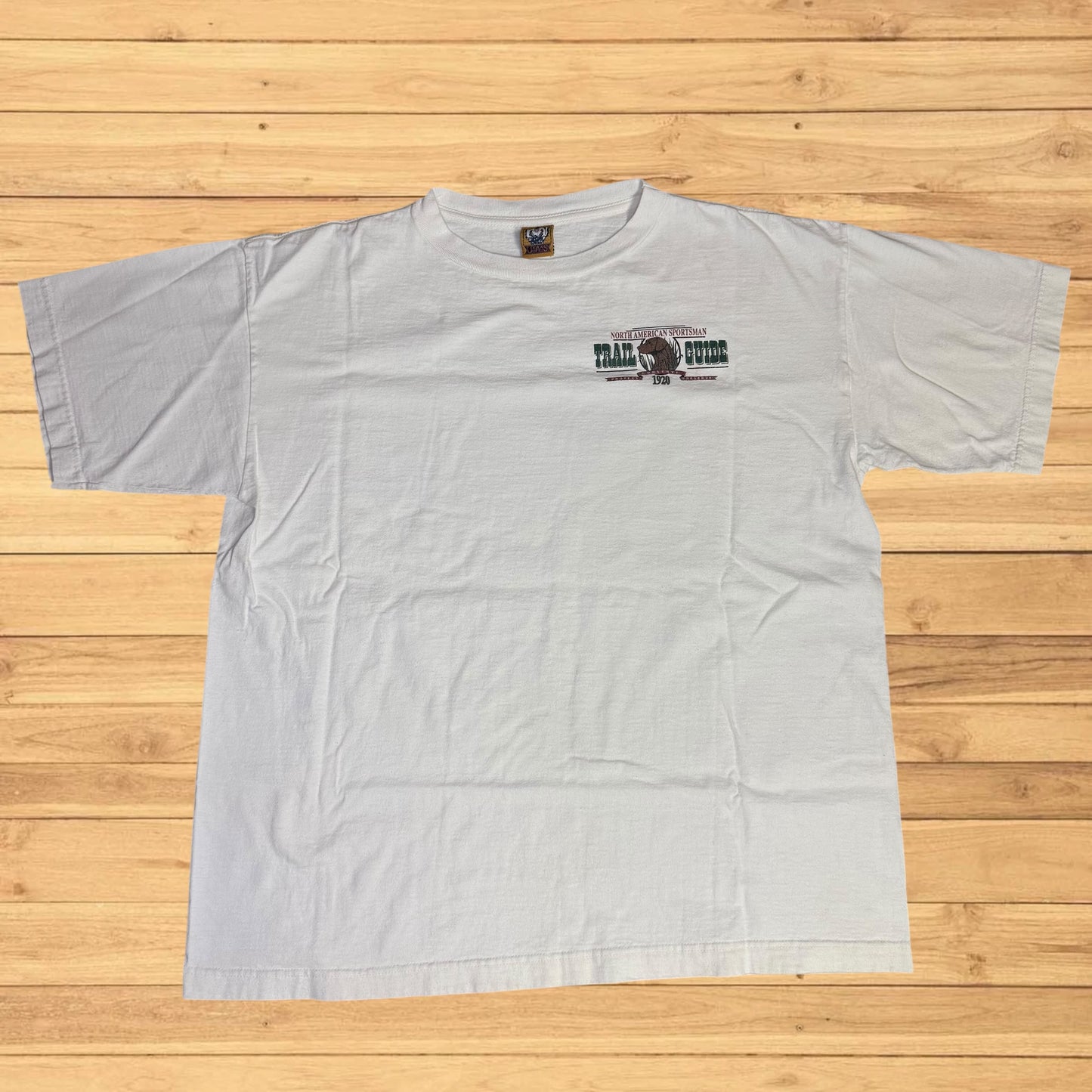 vintage quail sportsman trail guide t shirt (xl)
