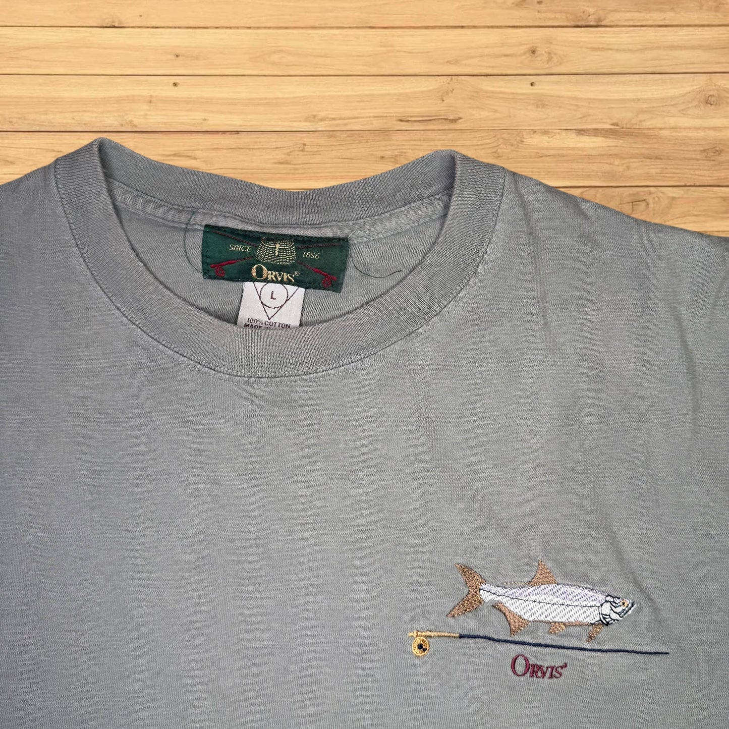 vintage orvis fishing t shirt