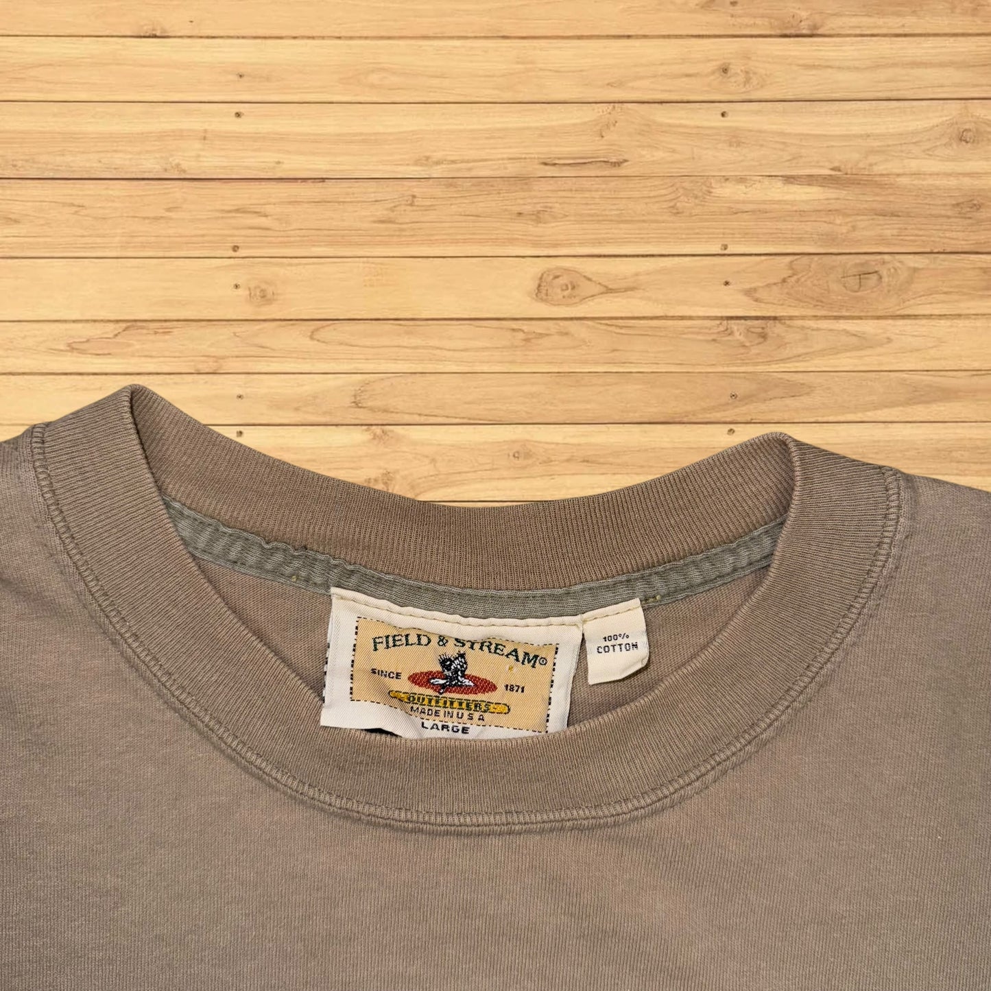 vintage field and stream walleye t shirt