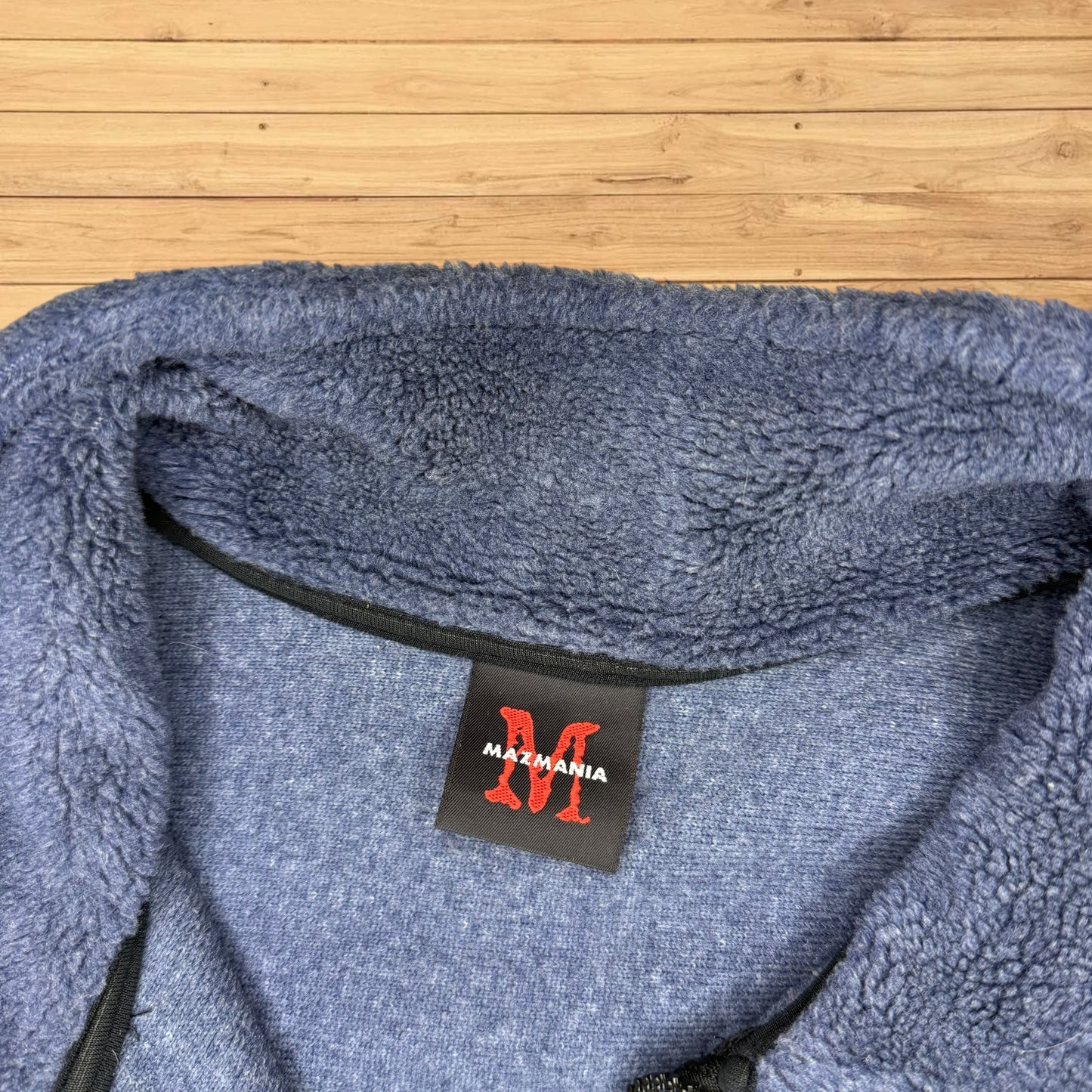 vintage winterland cabin fleece zip up
