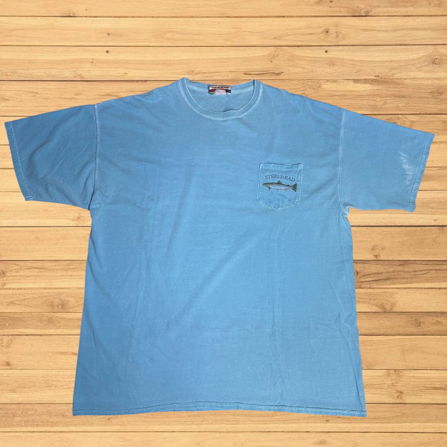 vintage steelhead fish t shirt (xxl)