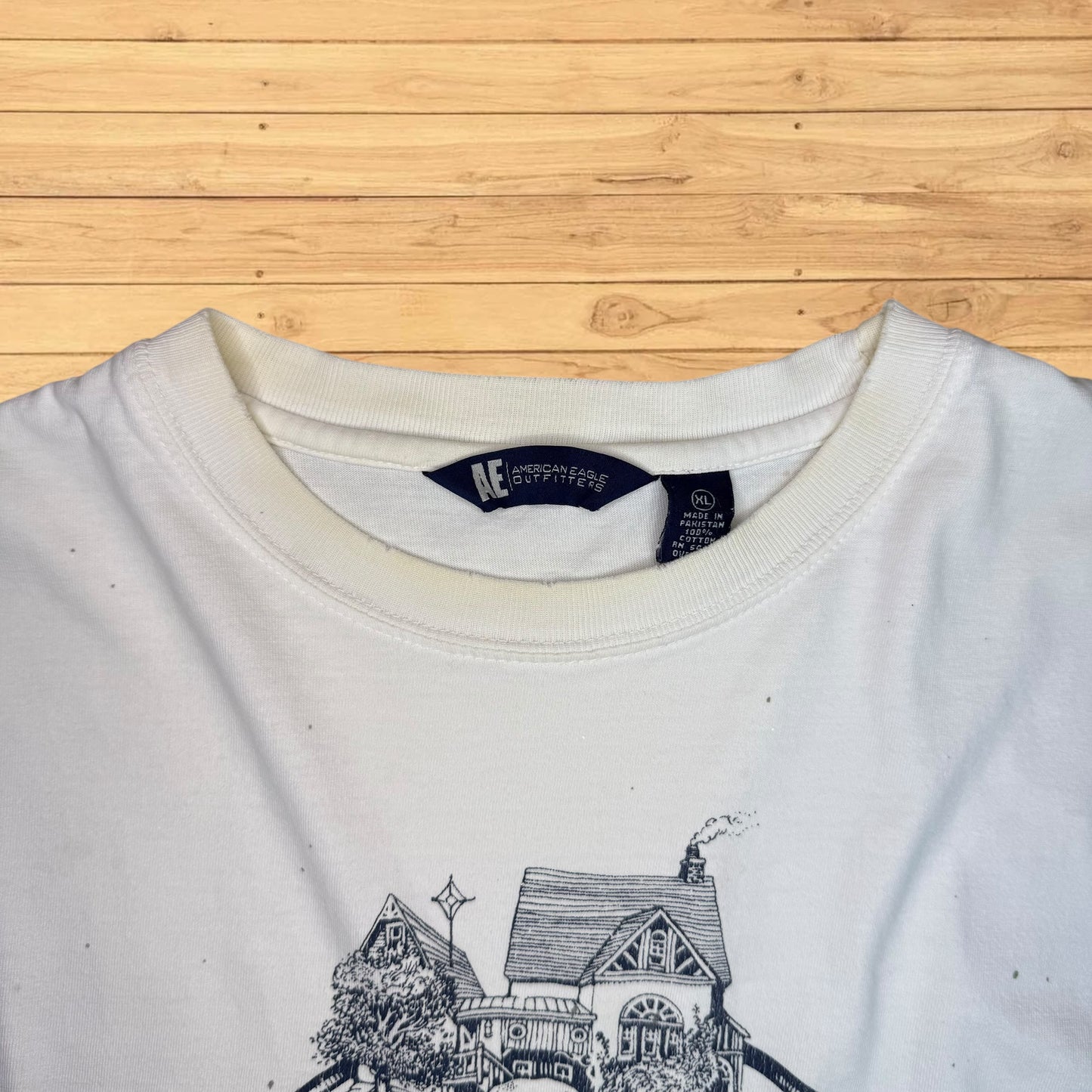 Vintage Nick Nicholson Hiker long sleeve thrashed (large)