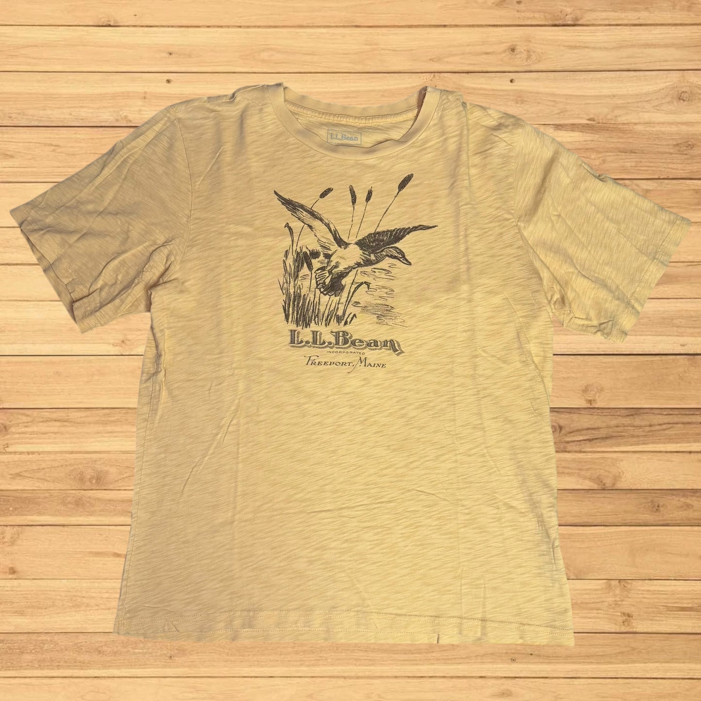 ll bean duck t shirt (small)