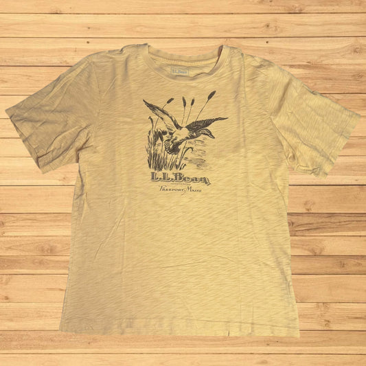 ll bean duck t shirt (small)