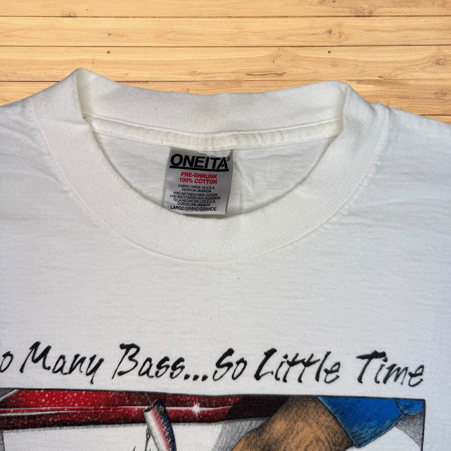 vintage so many bass so little time t shirt