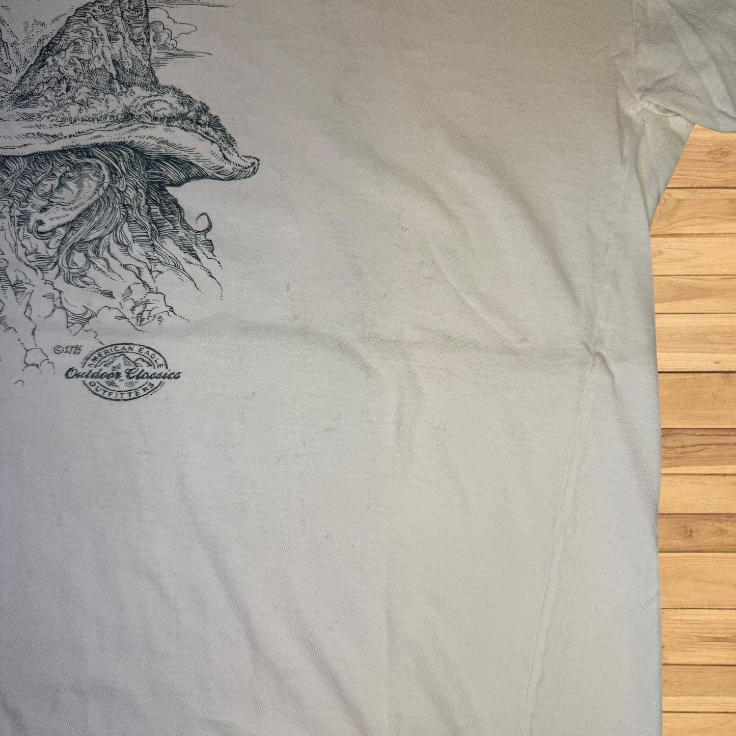 vintage american eagle nature t shirt (L)