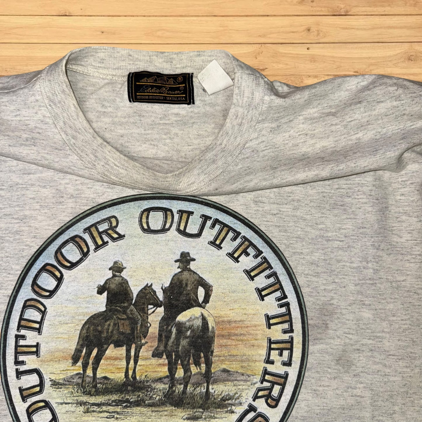 vintage eddie bauer horse t shirt (L)