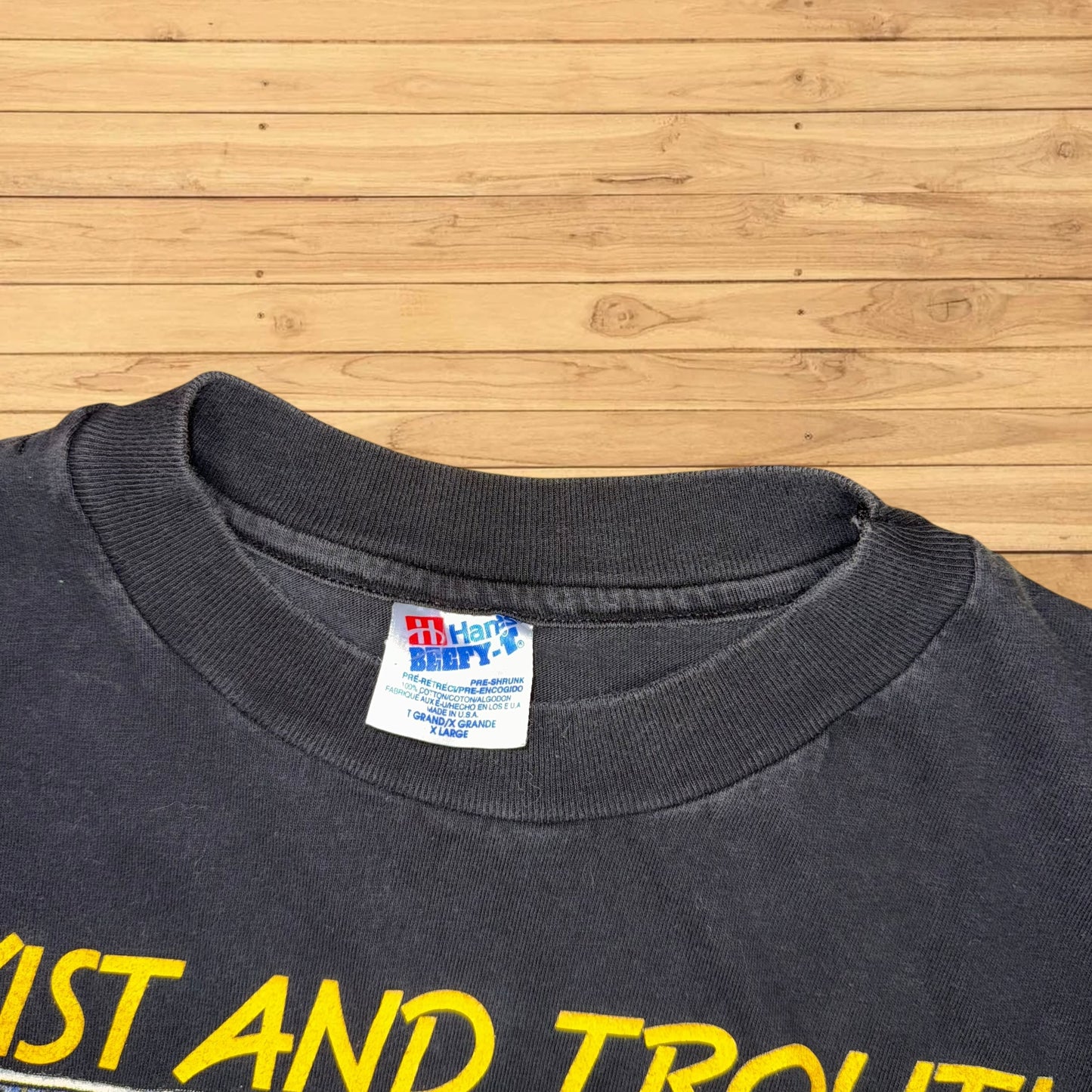 vintage ray troll t shirt trout (XL)
