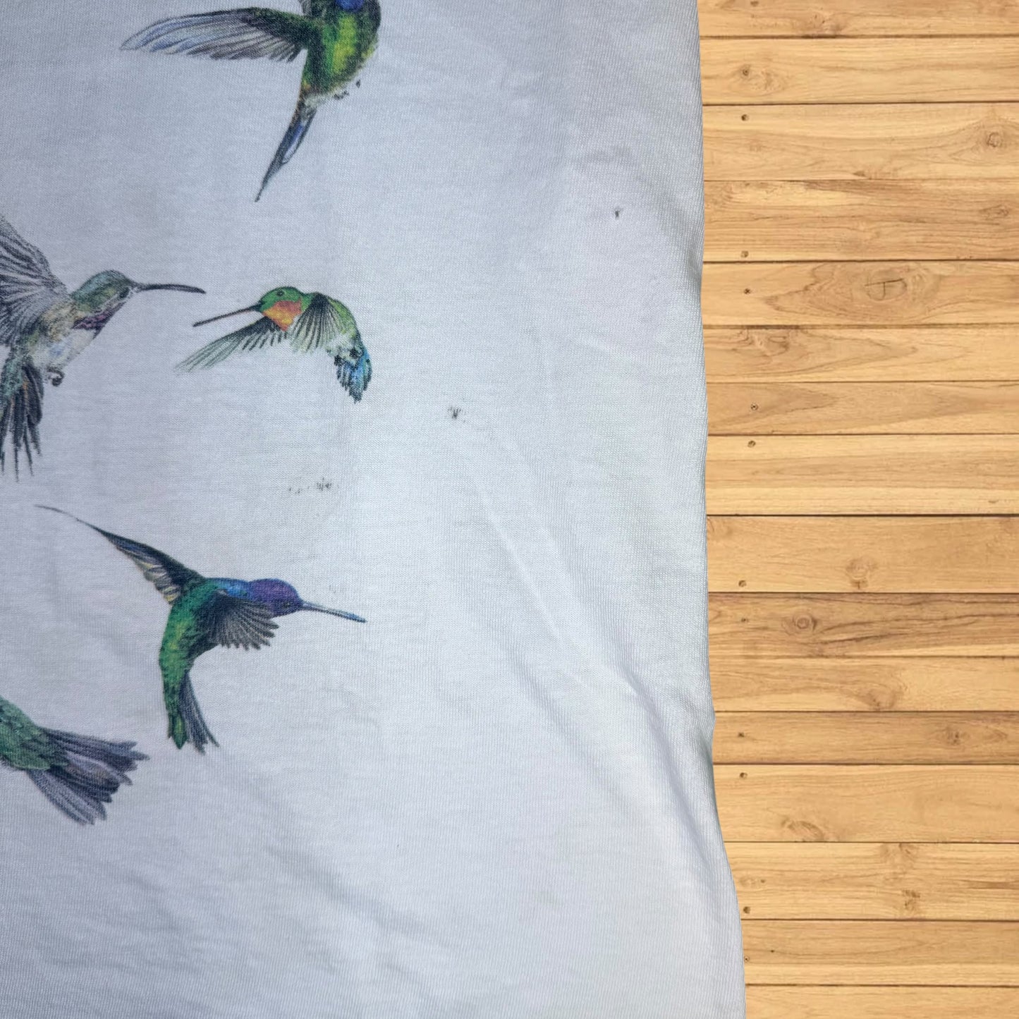 vintage humming bird t shirt (M/L)