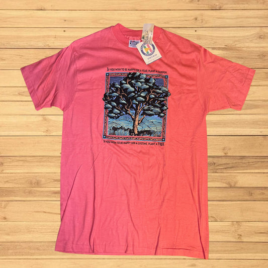 vintage rei harborside graphic tee t shirt nwt (large)