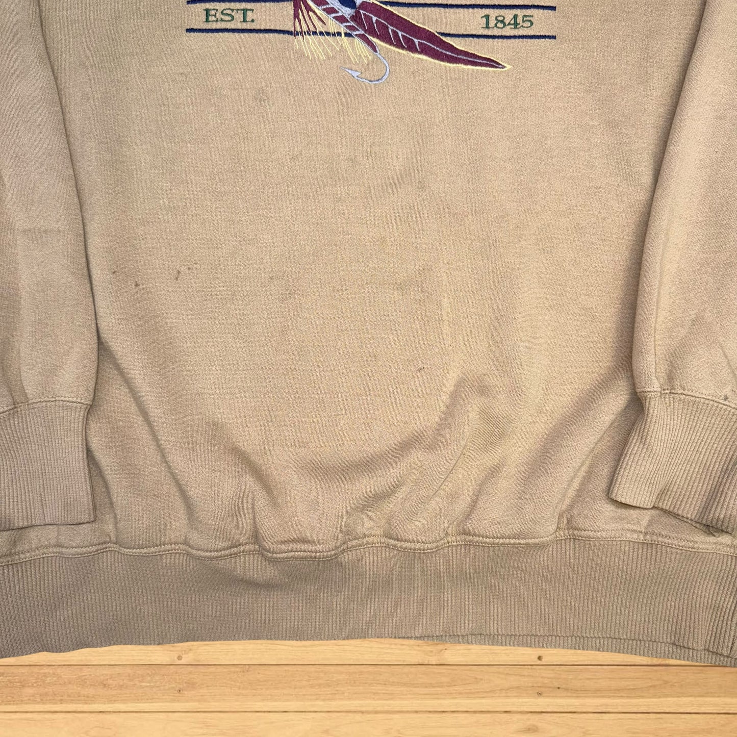 vintage fly fishing crewneck (XL)