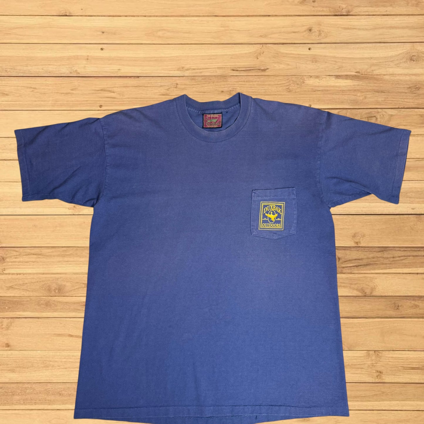 vintage duxbak fly fishing t shirt pocket