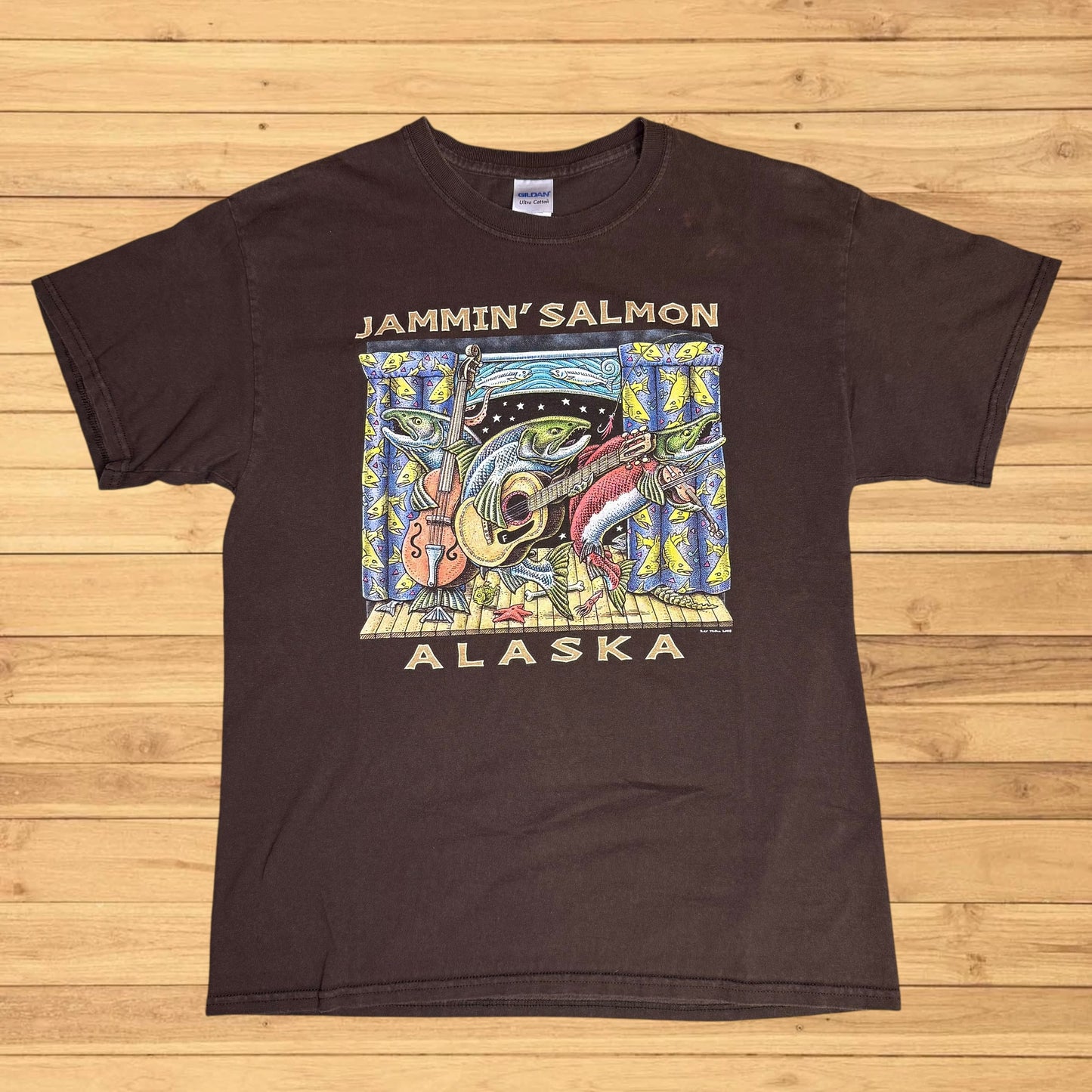 vintage ray troll t shirt alaska (M/L)