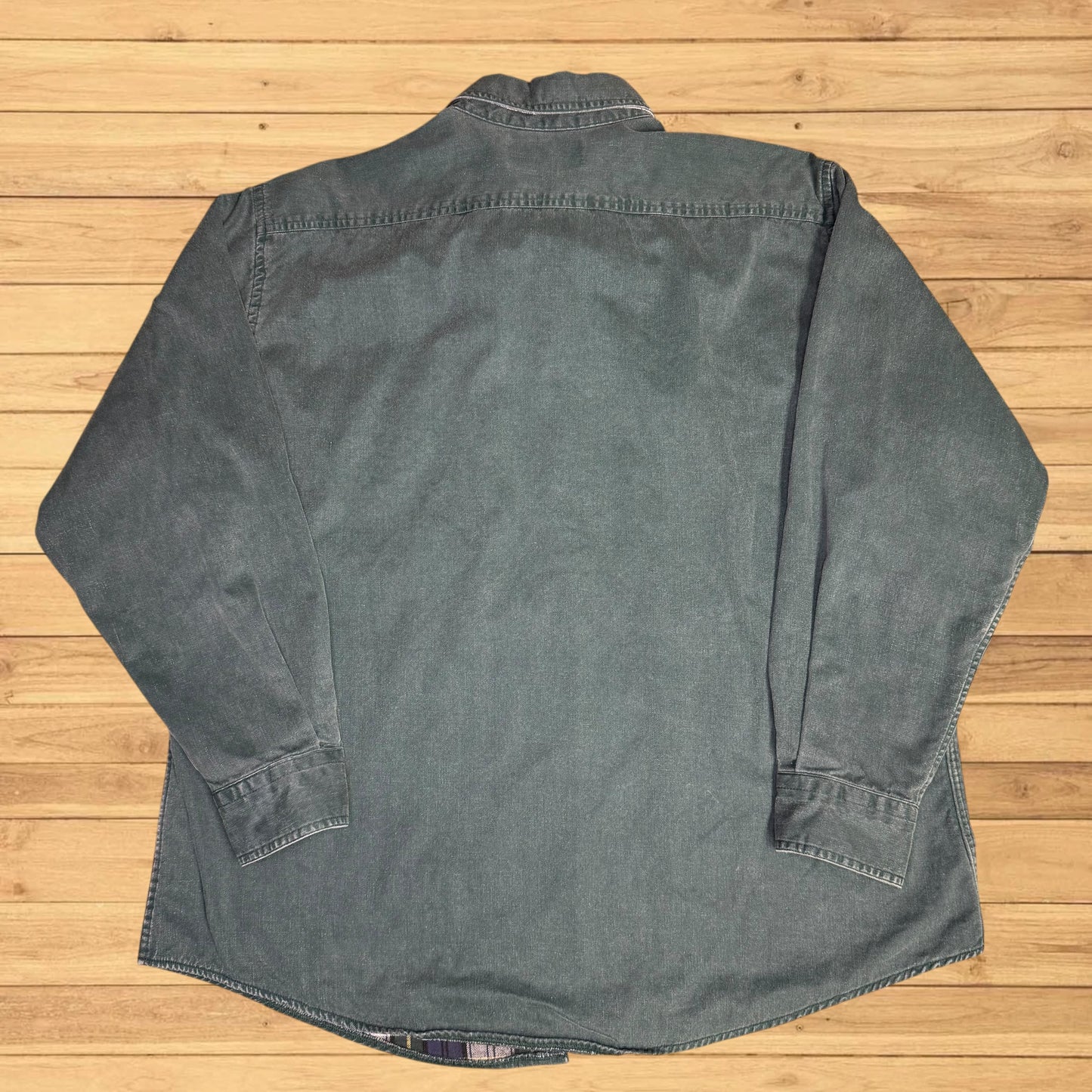 vintage orvis fly fishing flannel button up (l/xl)